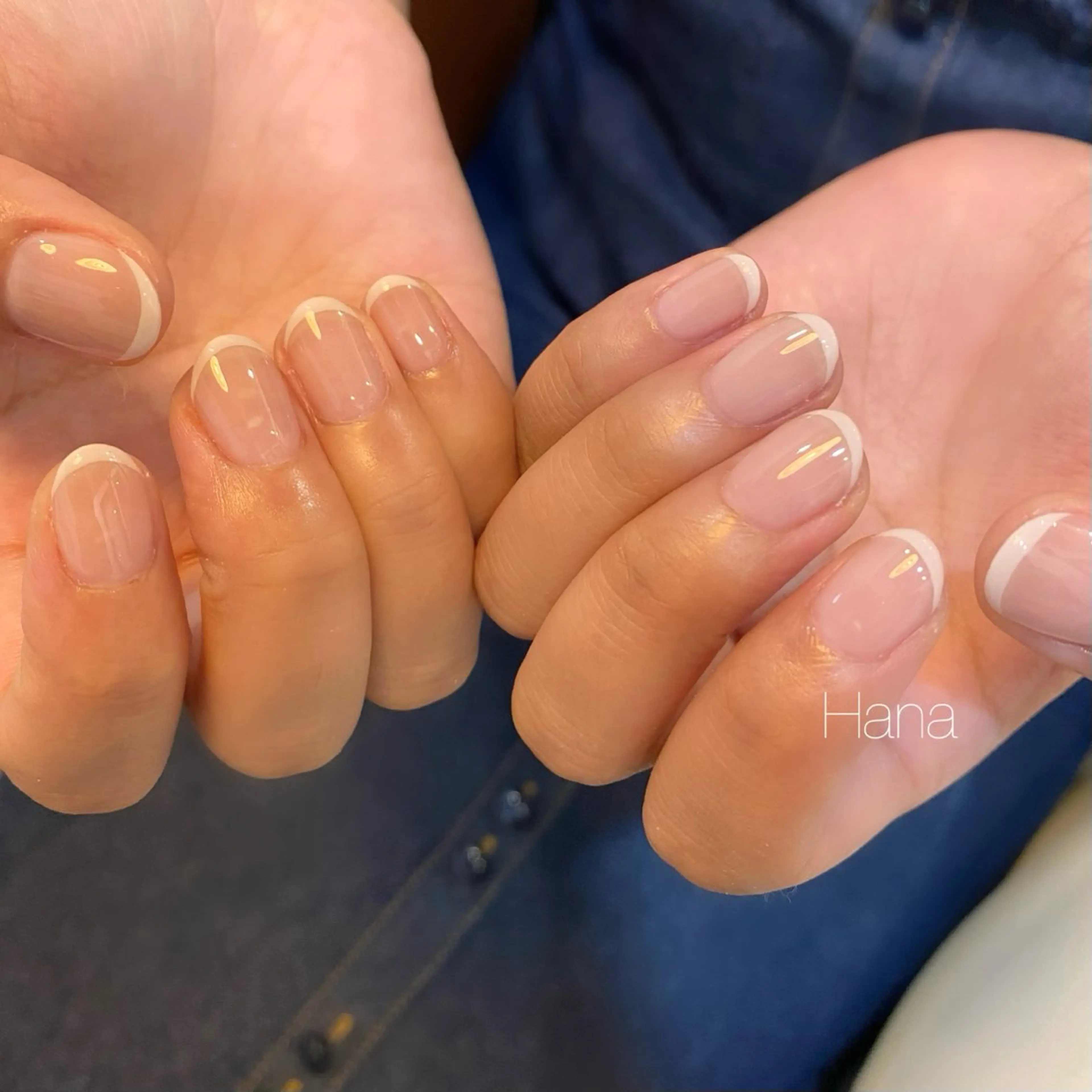 ネイル フレンチネイル HANA /NOEM nailsalonのネイルデザイン