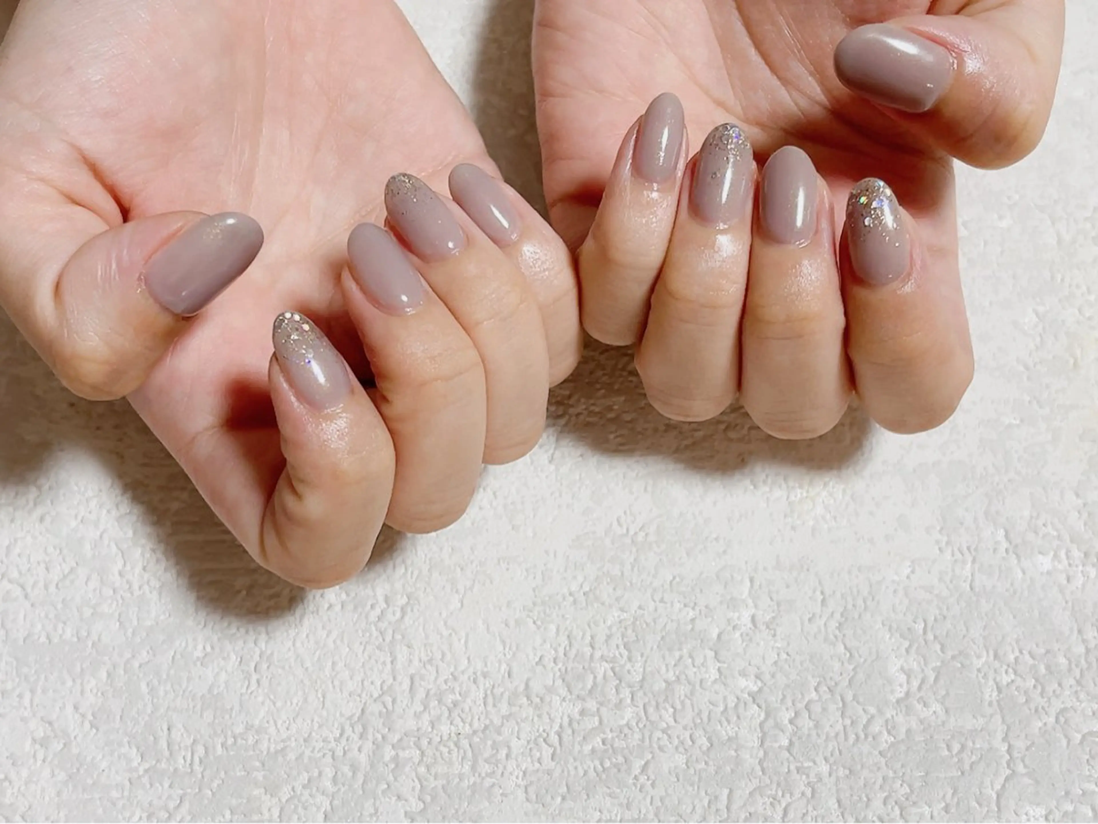 ネイル ジェルネイル キラキラネイル ラメ(グリッター) メンズネイル ワンカラーネイル kiki nail たまプラーザのネイルデザイン