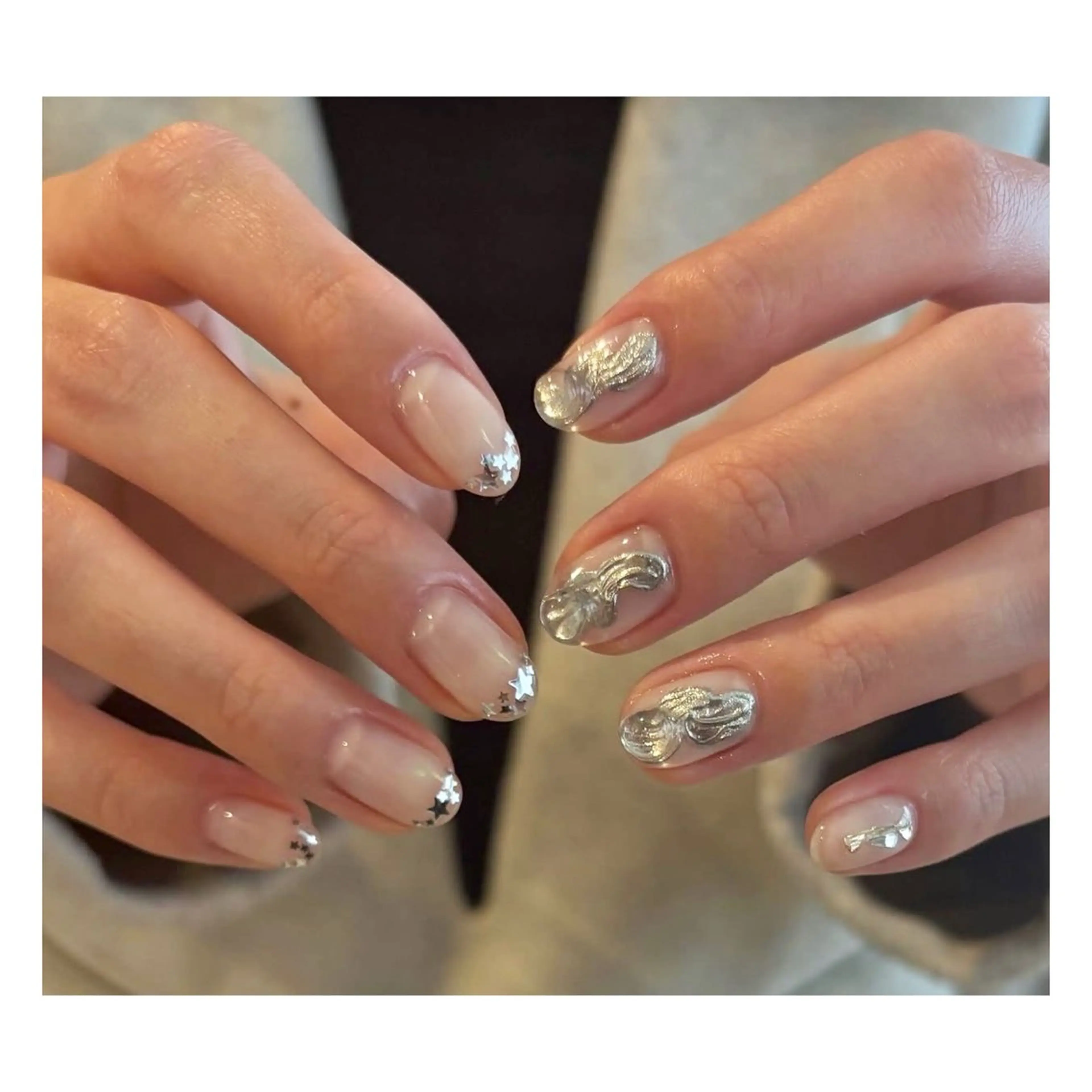 ネイル ハンドネイル ⏦Little 𐙚 Nail⏦のネイルデザイン