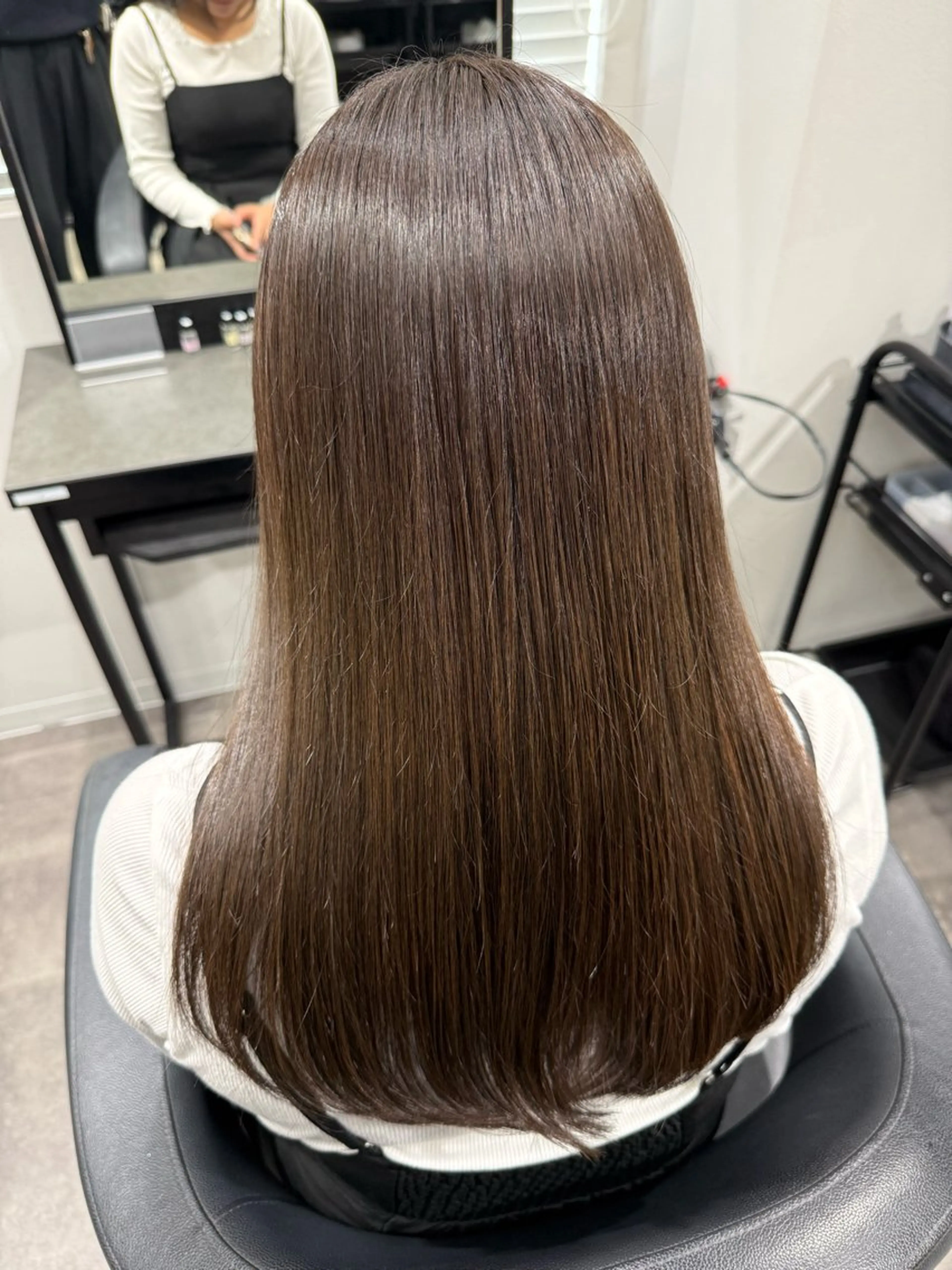 ロング カラー ヘアカラー トリートメント mao⭐️ 透明感カラー‎⭐️のヘアスタイル