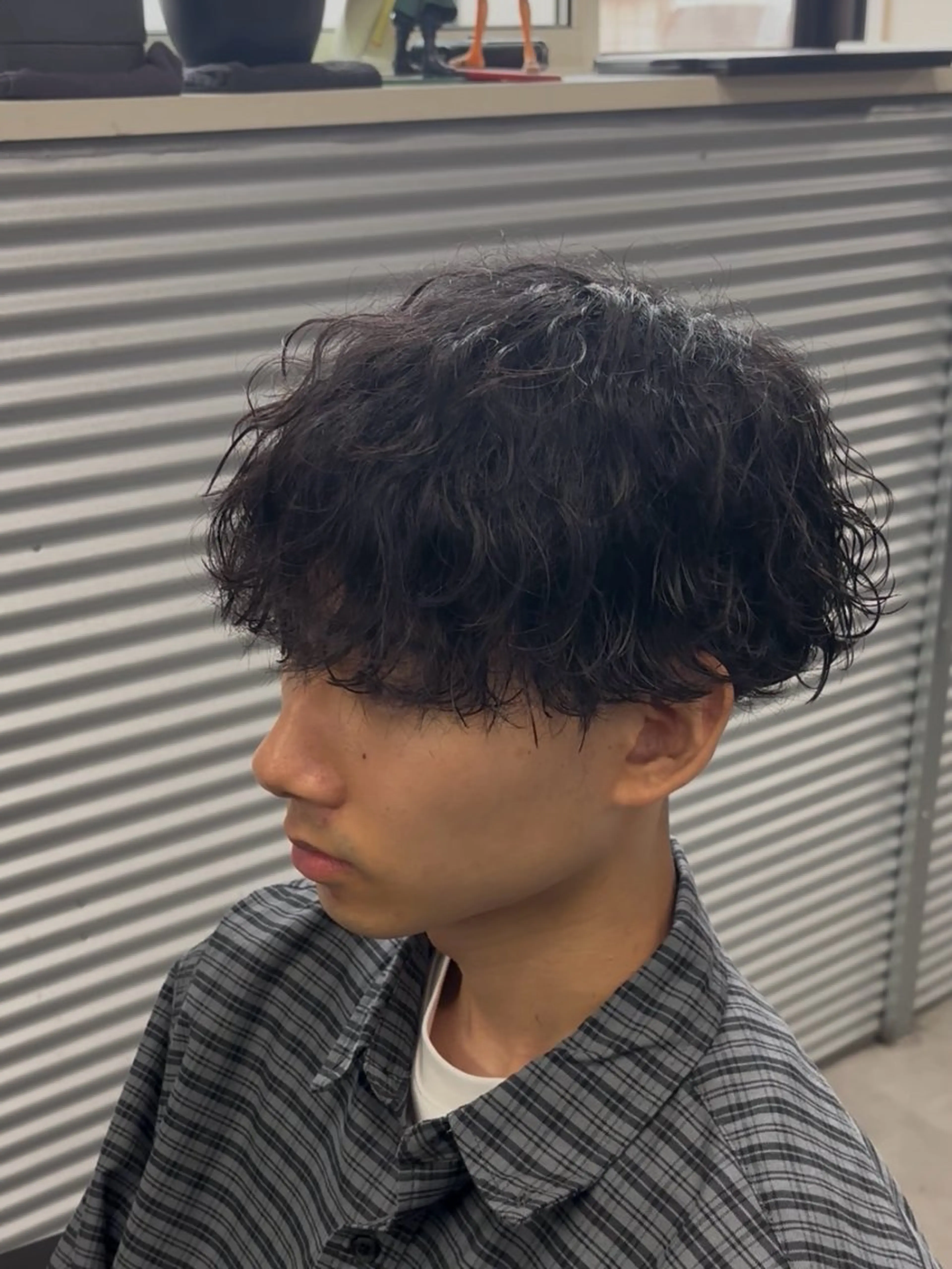 ミディアム メンズ/柏/パーマ/ チハヤのヘアスタイル