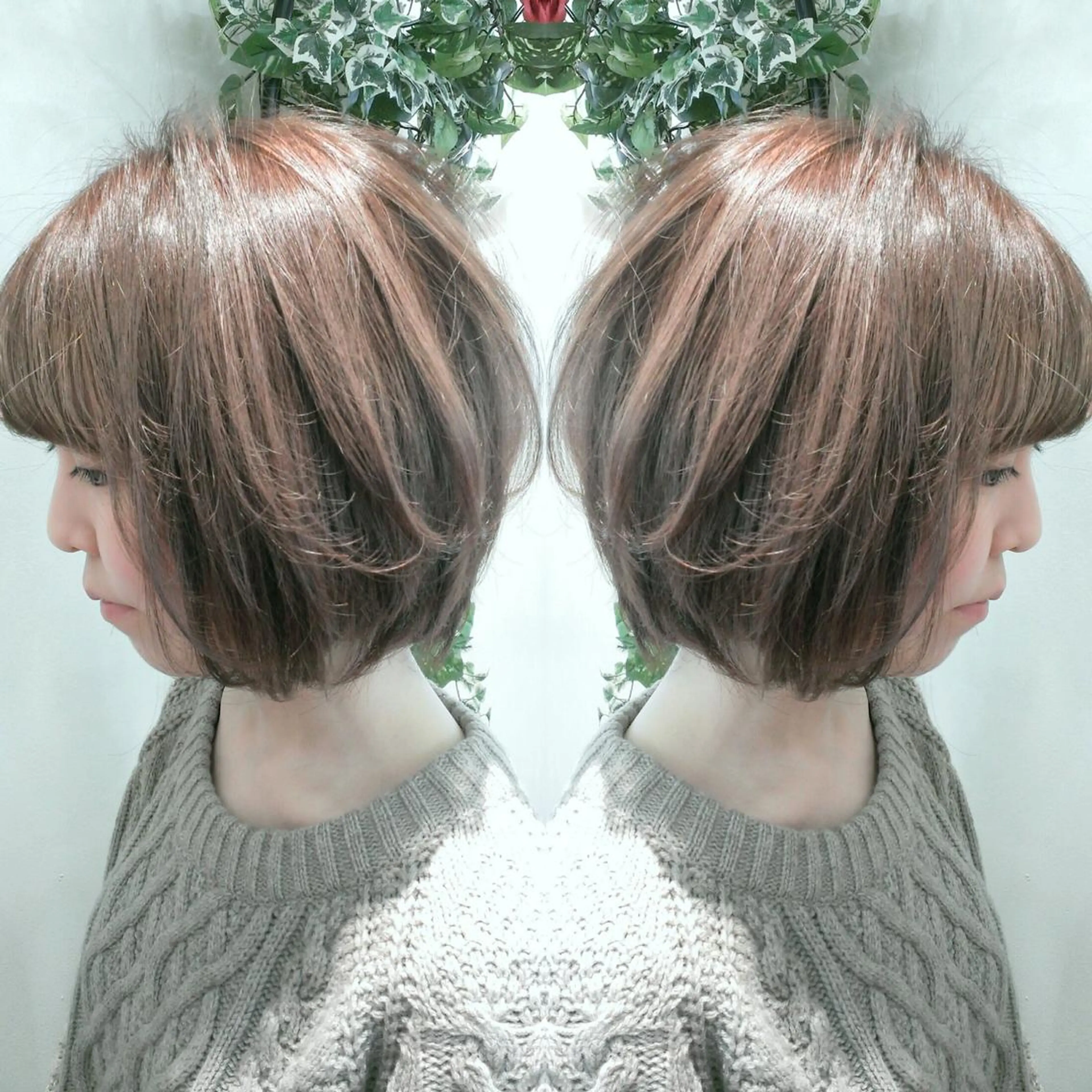 ショート カラー カット ヘアカラー 植田 /エクステ /ブリーチ/髪質改善のヘアスタイル