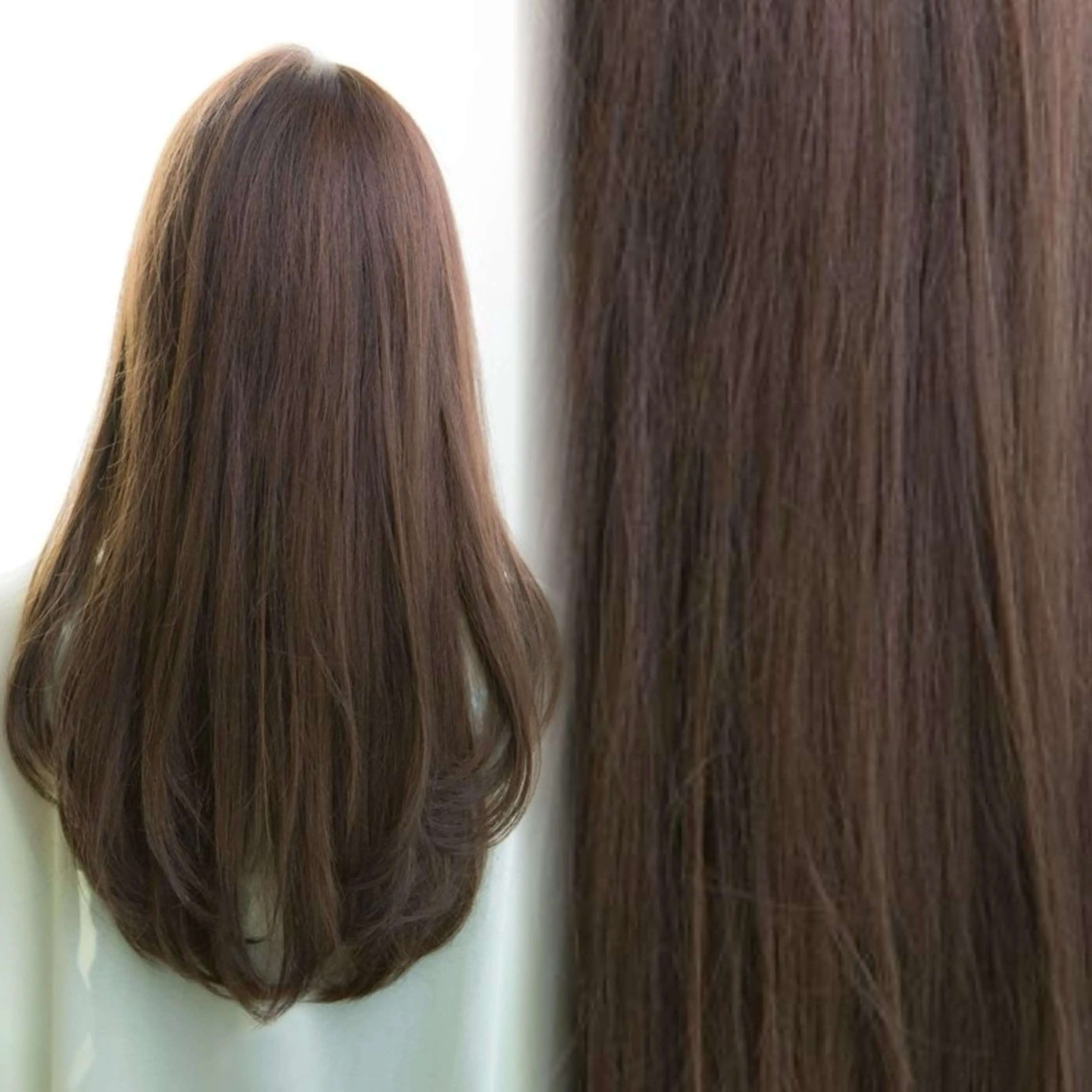 ロング カラー ベージュカラー 透明感カラー 艶髪/韓国ヘア/ 透明感カラー/ トワのヘアスタイル