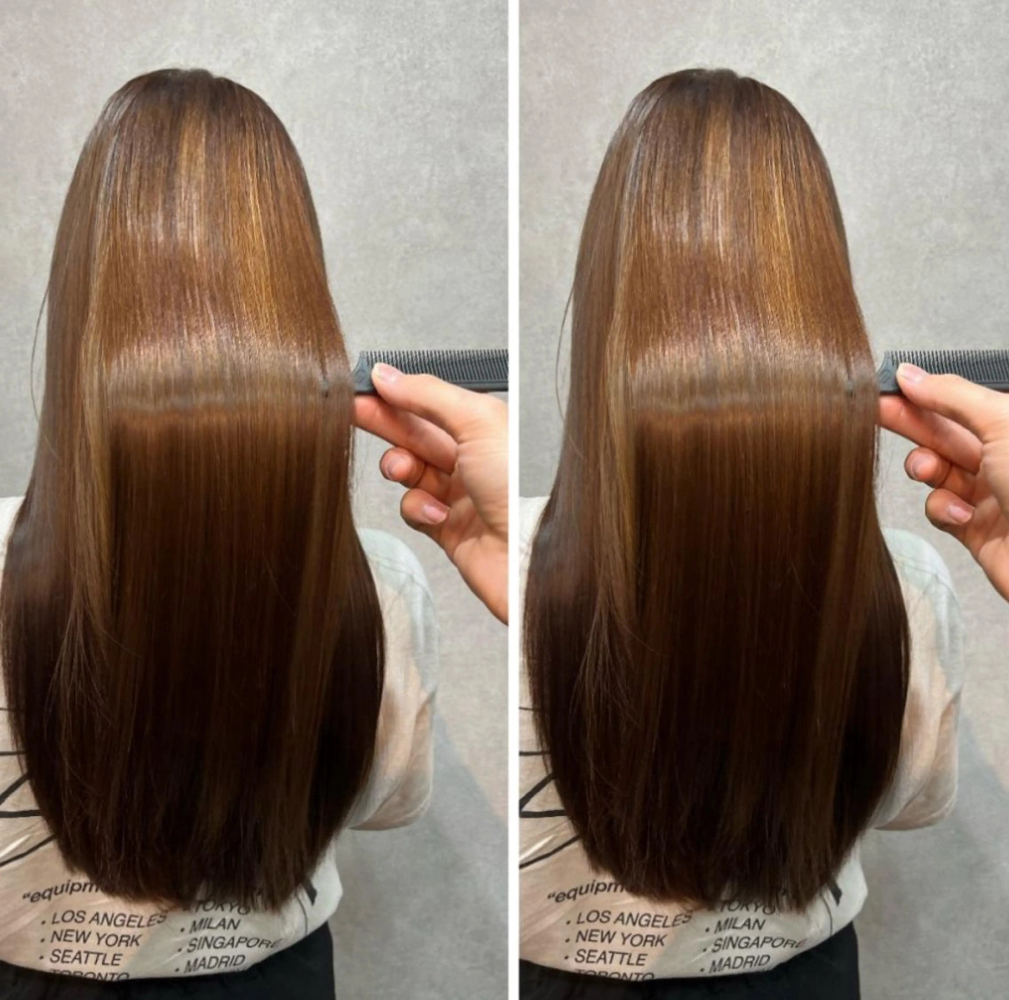 セミロング 髪質改善 韓国風ヘア トリートメント トリートメント 表参道/透明感カラー /髪質改善/駿太のヘアスタイル