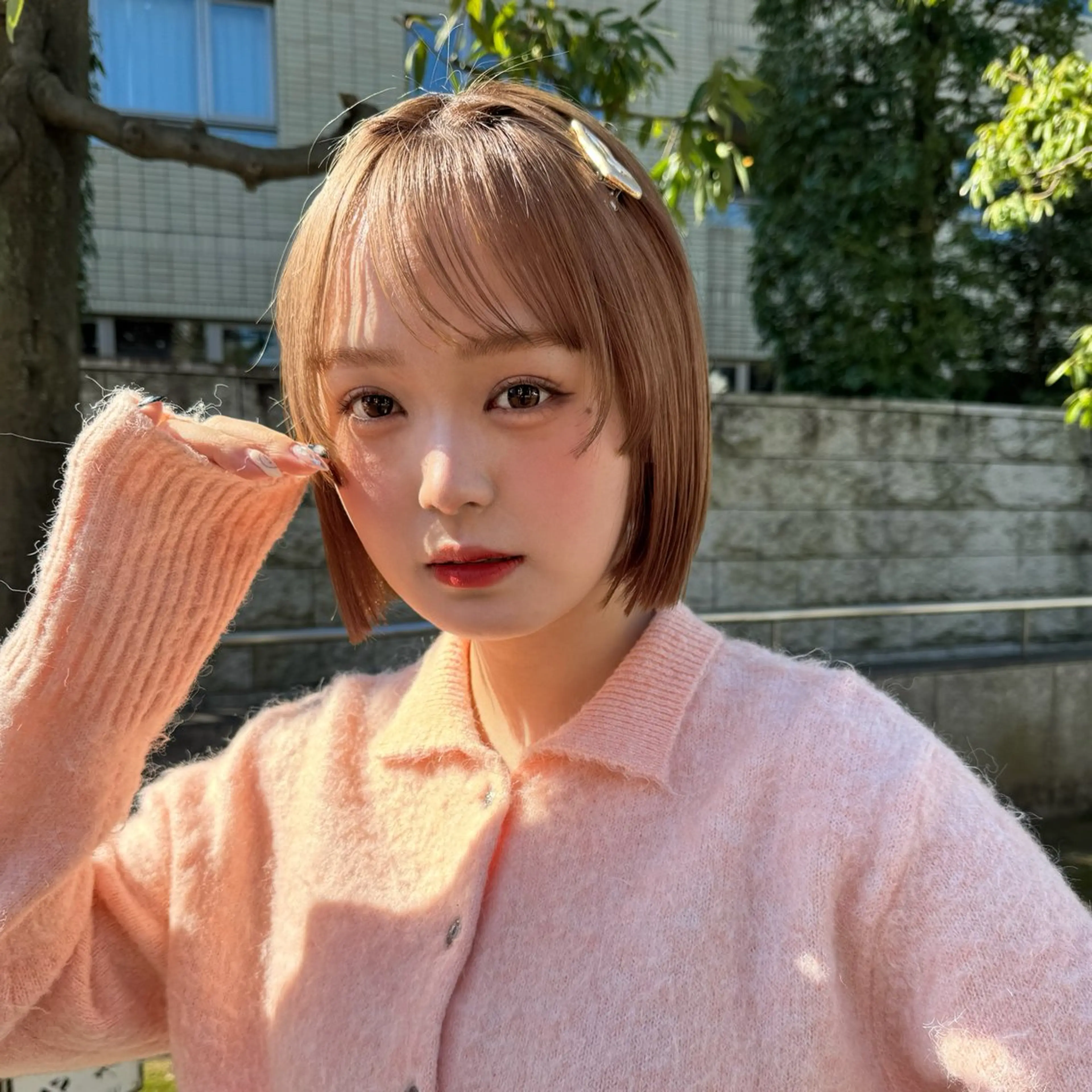 ミディアム 艶髪／レイヤー／ 垢抜け🩵／MARIのヘアスタイル