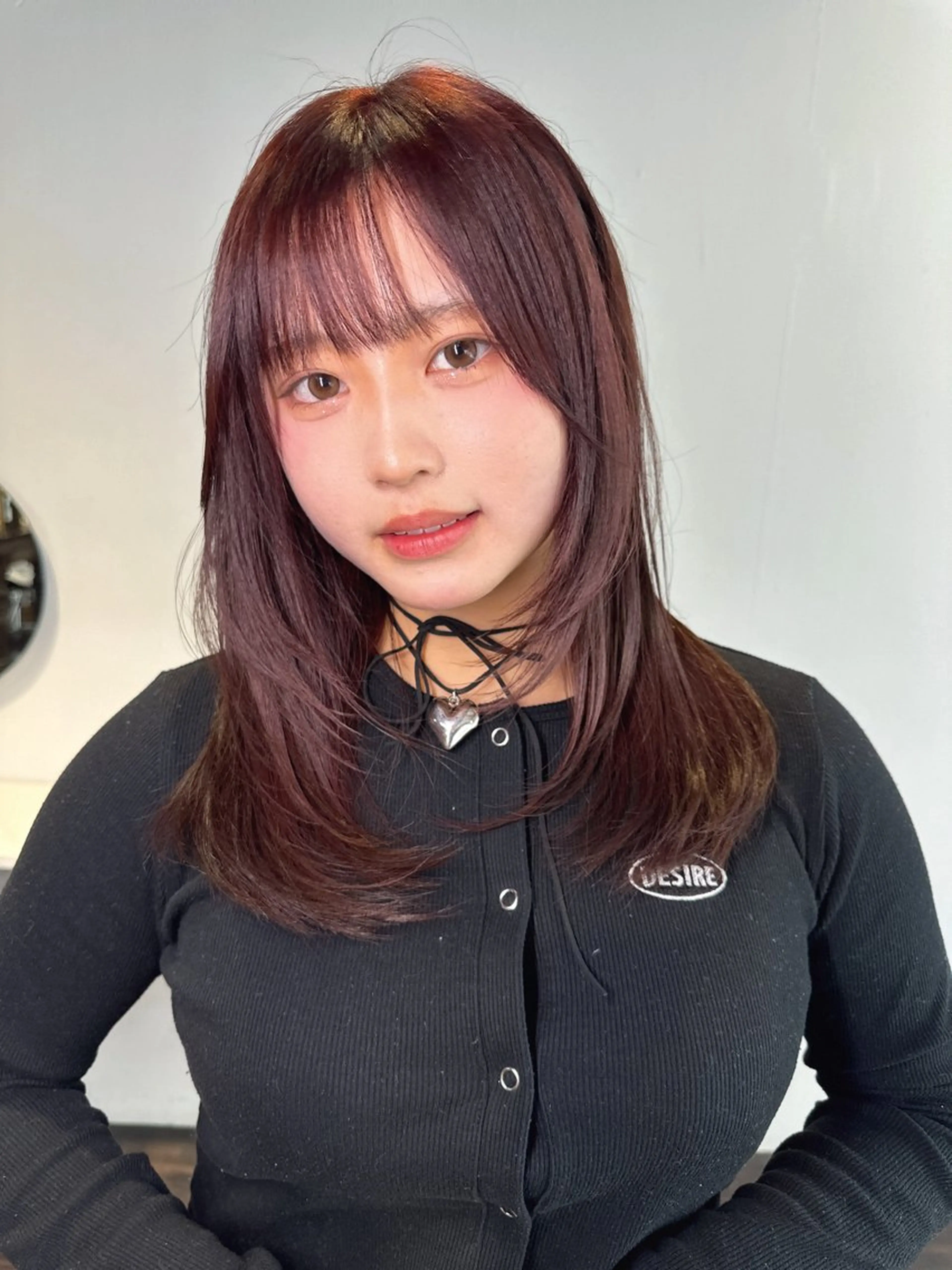 セミロング カラー カット ヘアカラー トリートメント ワンホン/エクステ ケラチン/Kaitoのヘアスタイル