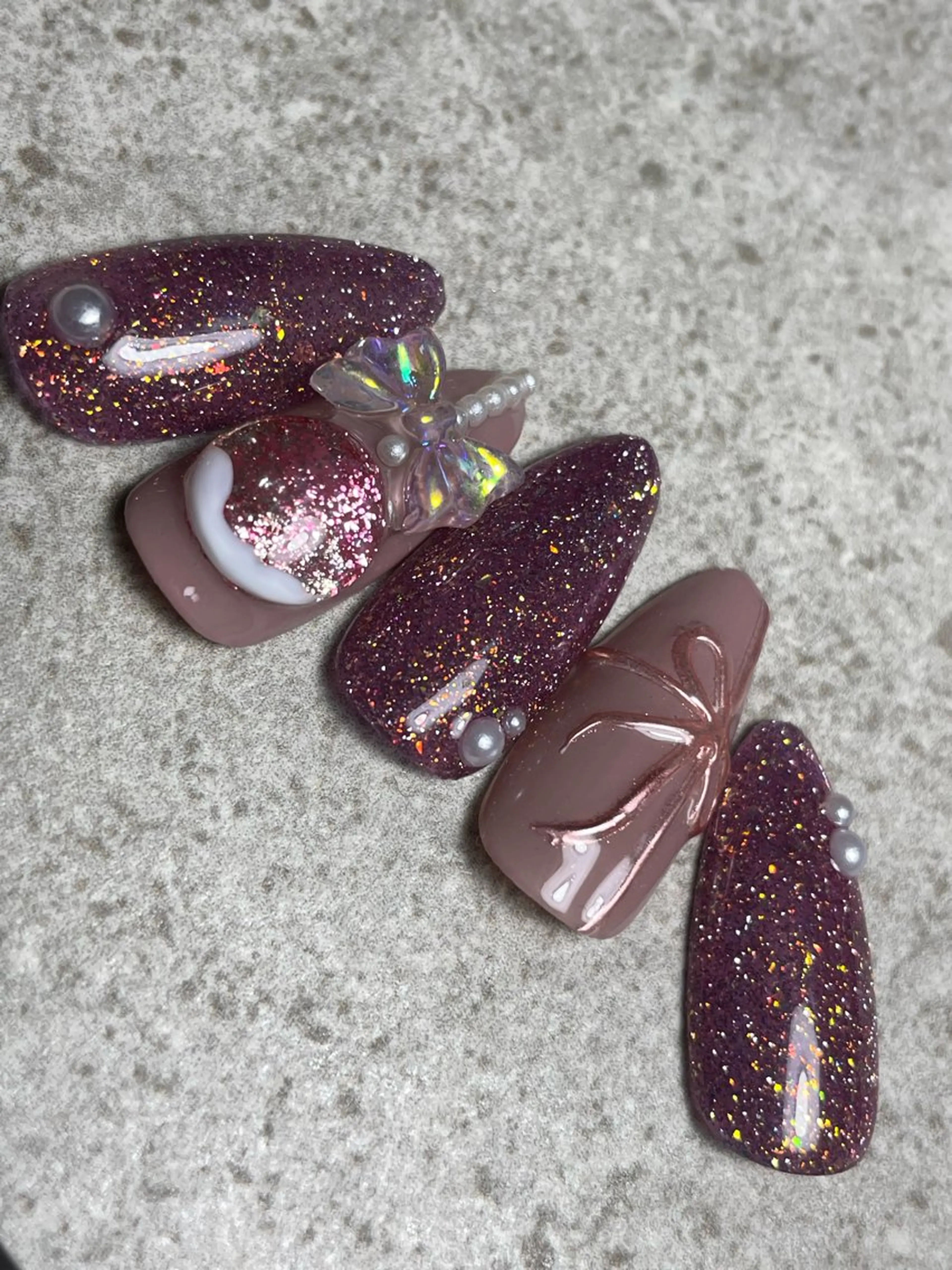 ネイル 冬ネイル クリスマス Bavardage Nailのネイルデザイン