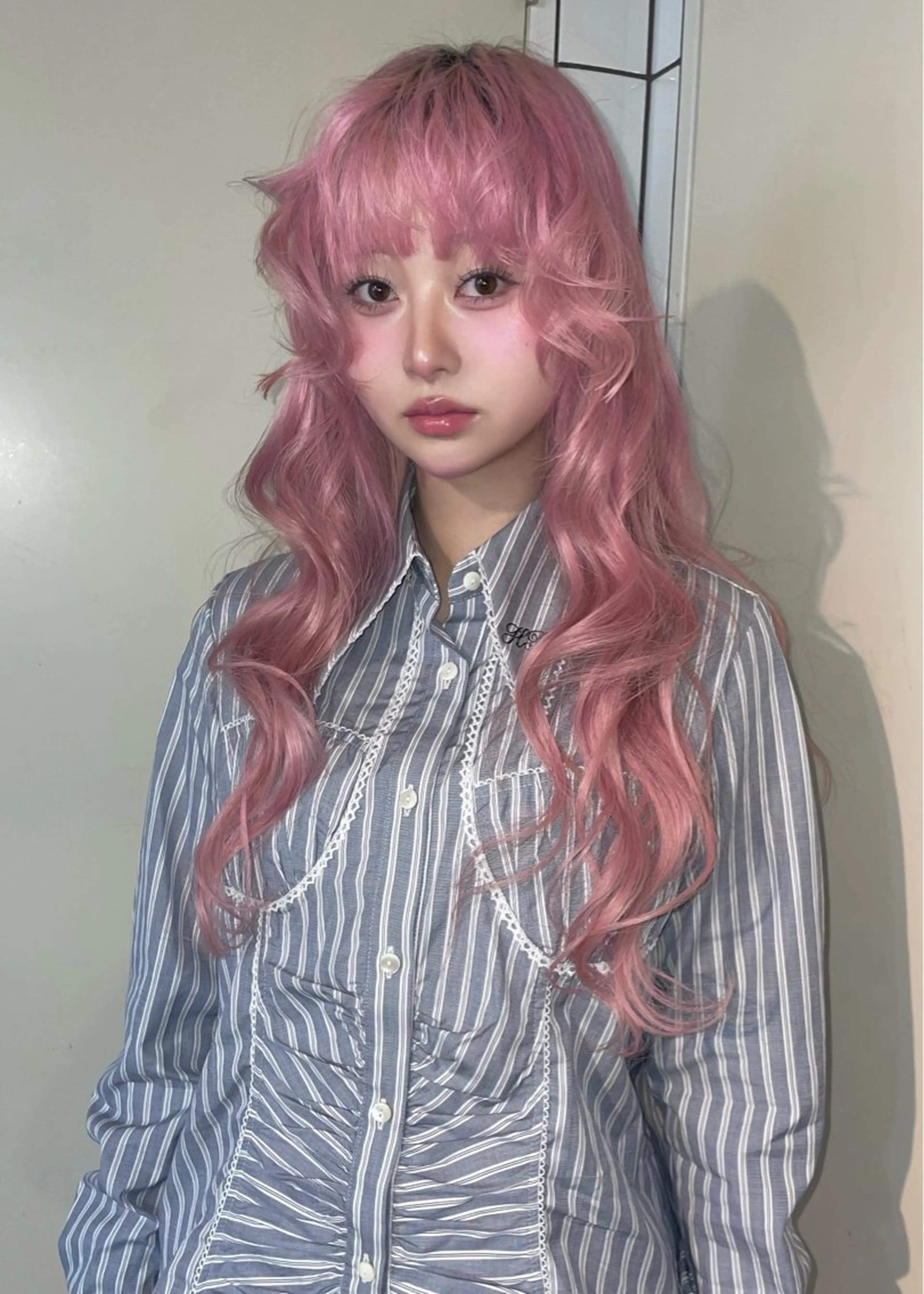 カラー ボブ.顔周りカット カット/ユキカのヘアスタイル