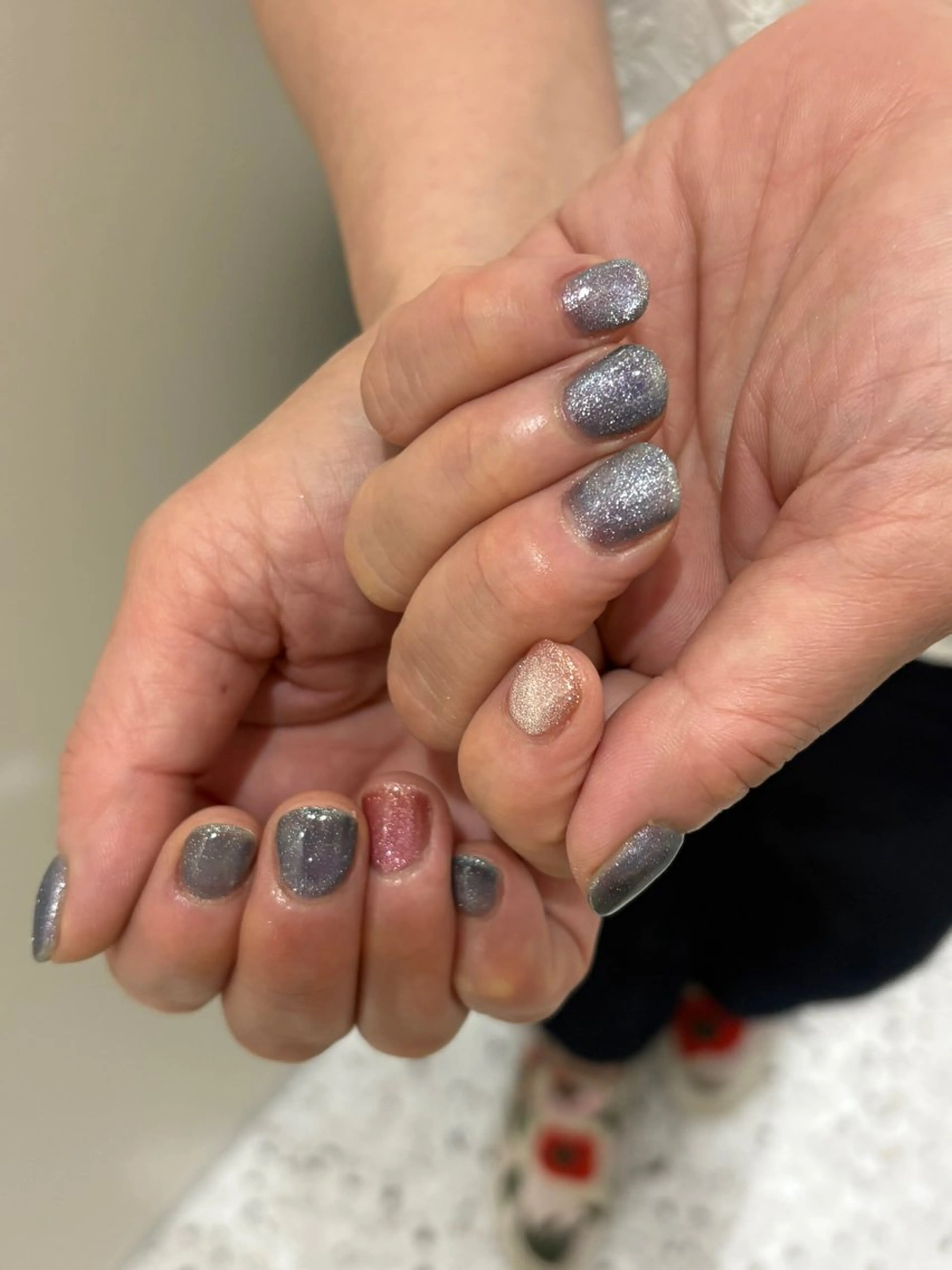 ネイル マグネットネイル メンズネイル ニュアンスネイル ワンカラーネイル シンプルネイル ハンドネイル あいり/金山 ネイルモデル様募集中のネイルデザイン