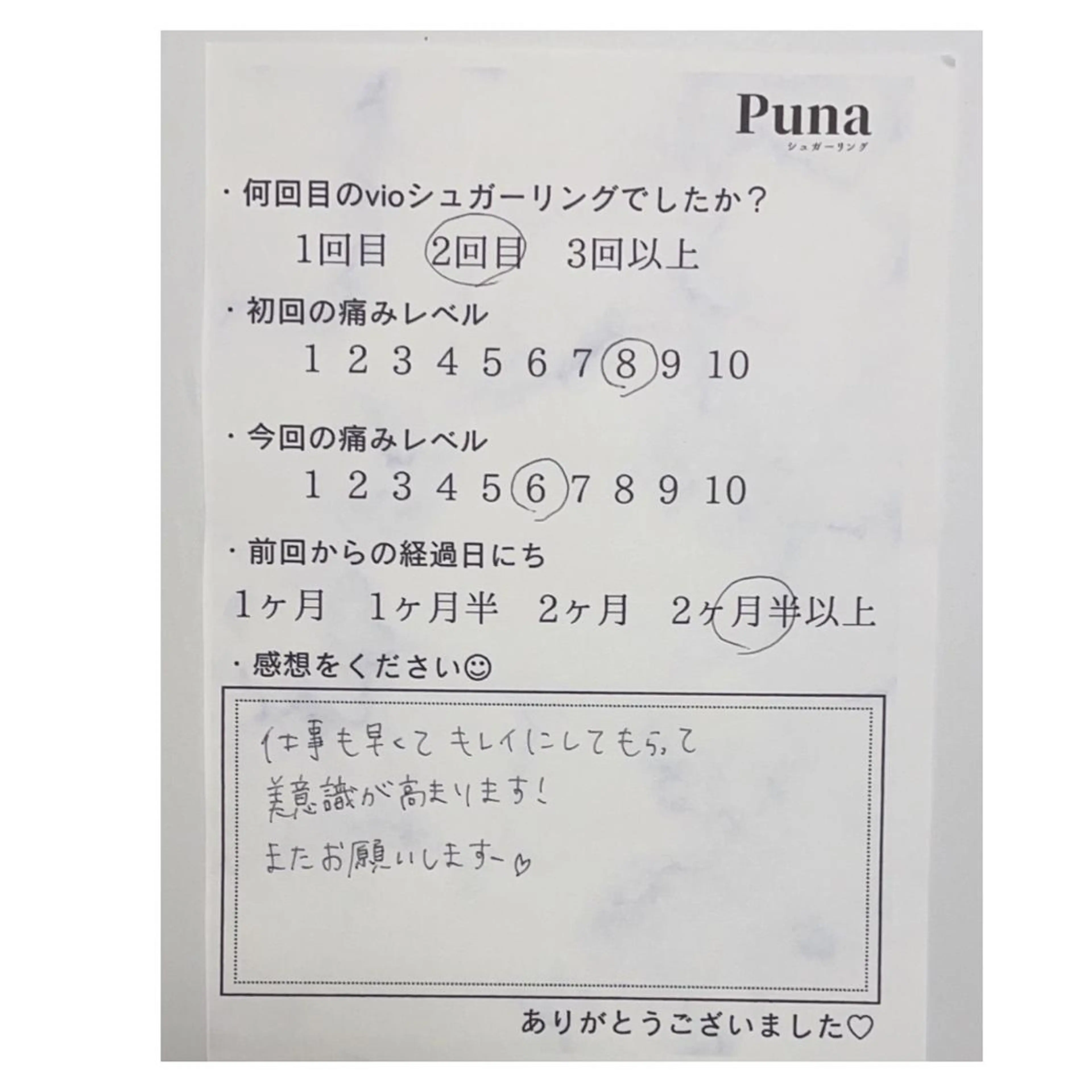 ぷーな シュガーリング竹ノ塚のエステ・リラクイメージ