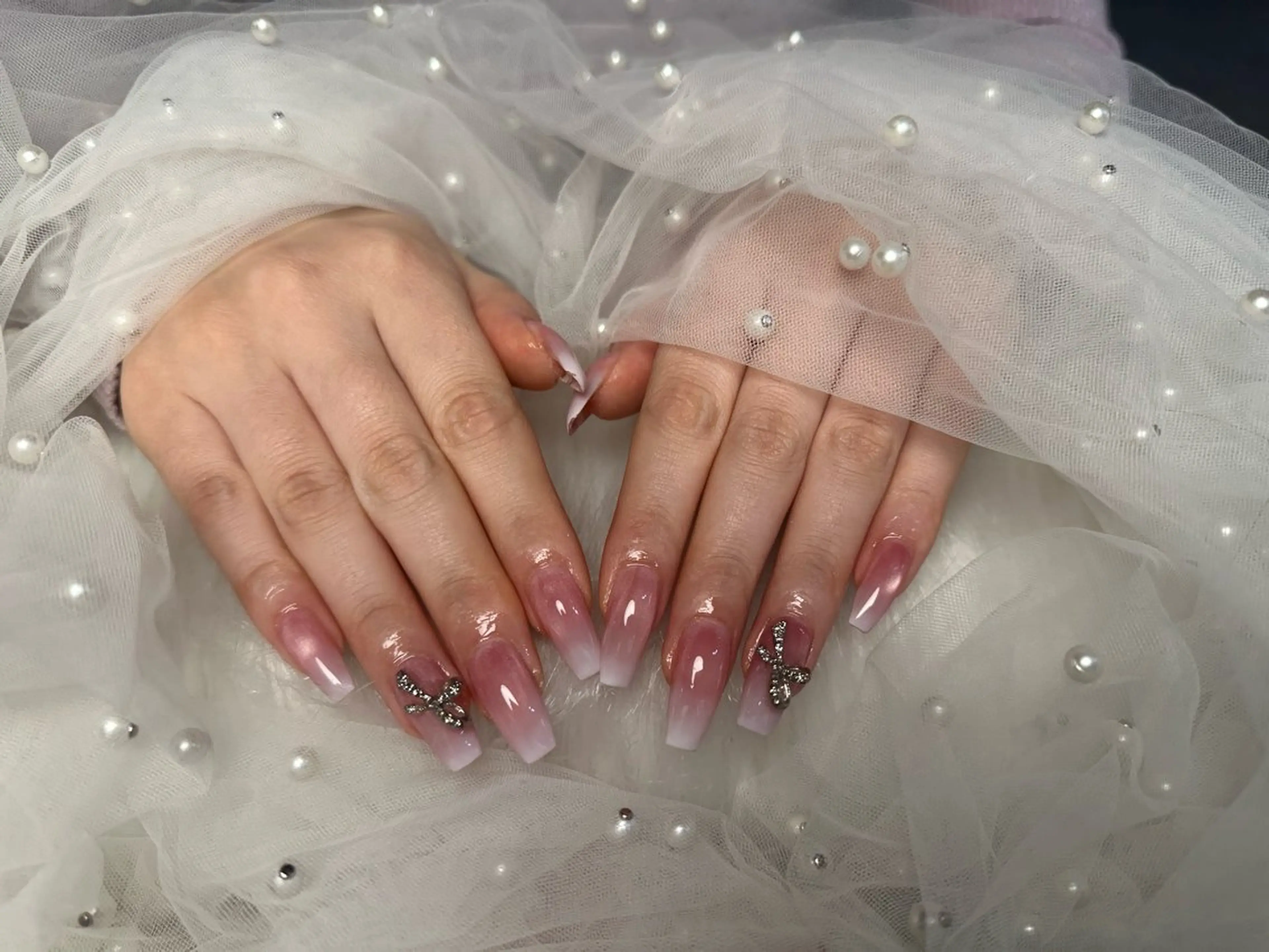 ネイル ハンドネイル 渋谷T&B ナサ ギ ロング無制限中✨のネイルデザイン