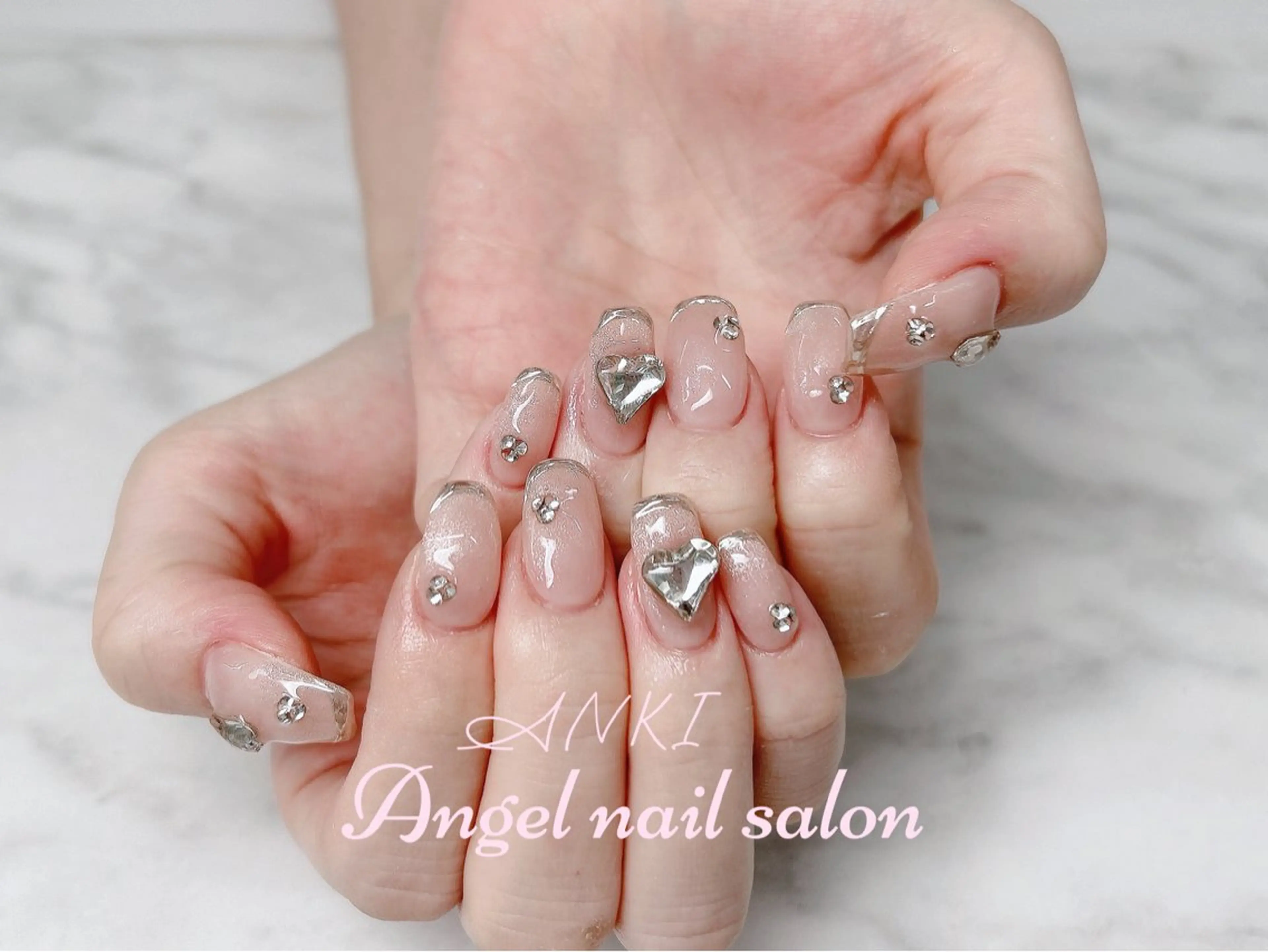 💜持ち込みデザイン(10本シンプルデザイン)(オフ無料、ケア、保湿オイル込み)の写真