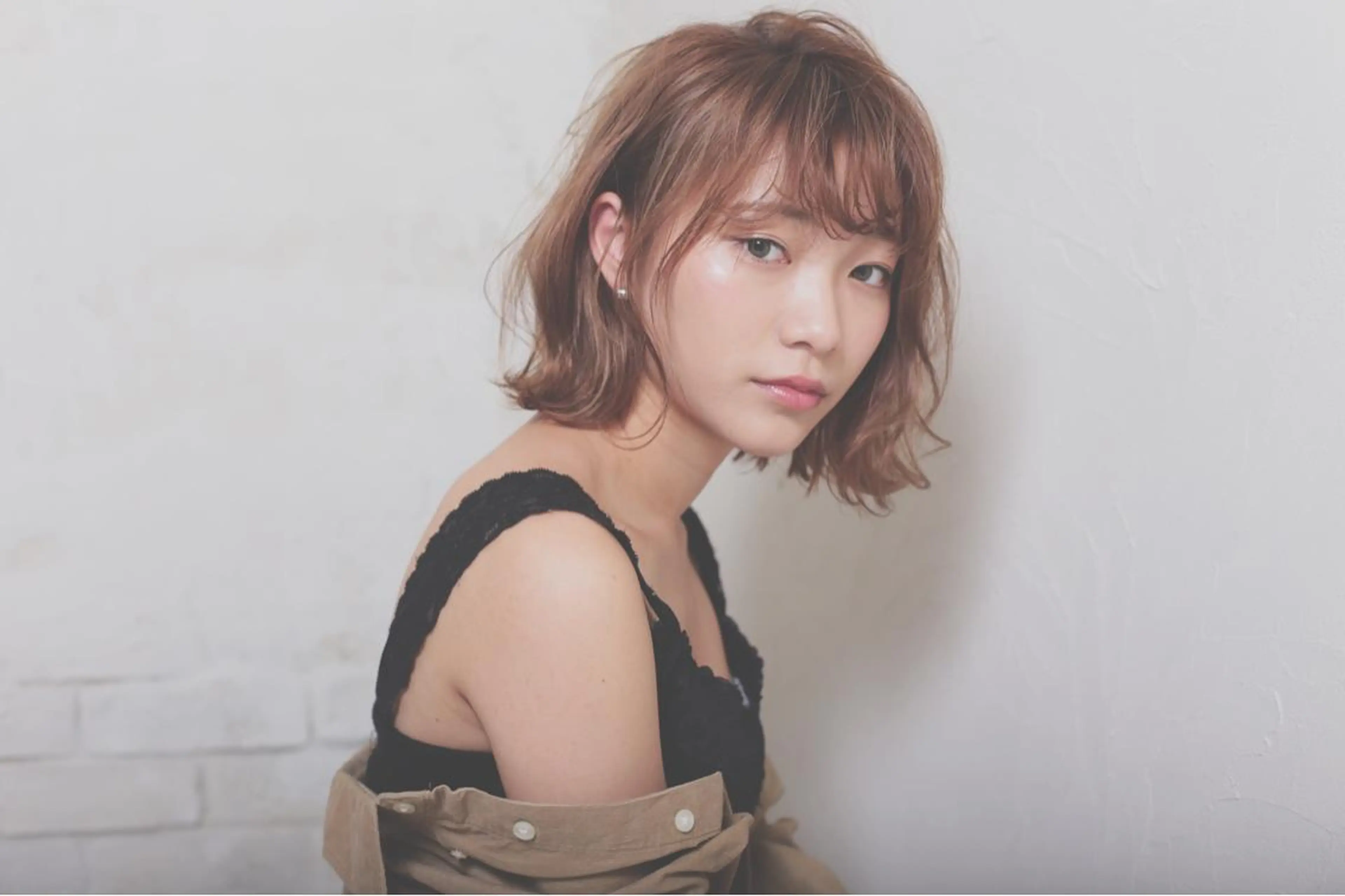 ミディアム カラー パーマ ヘアアレンジ eyelist萩元 /店長🍒のマツエク・マツパデザイン