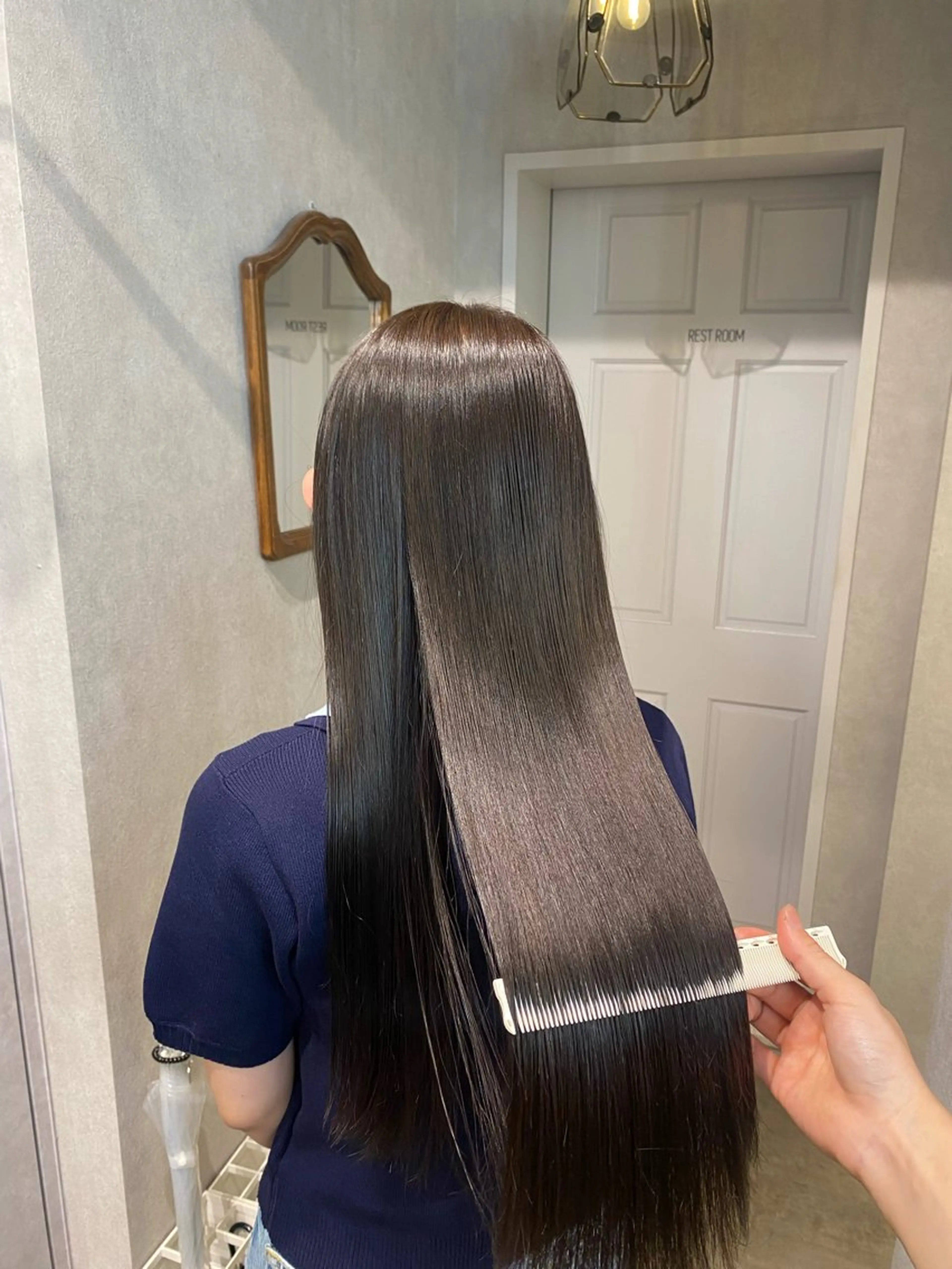 ロング カラー ブラウンカラー オリーブブラウン ヘアカラー 透明感カラー🫧🎀 まりなのヘアスタイル