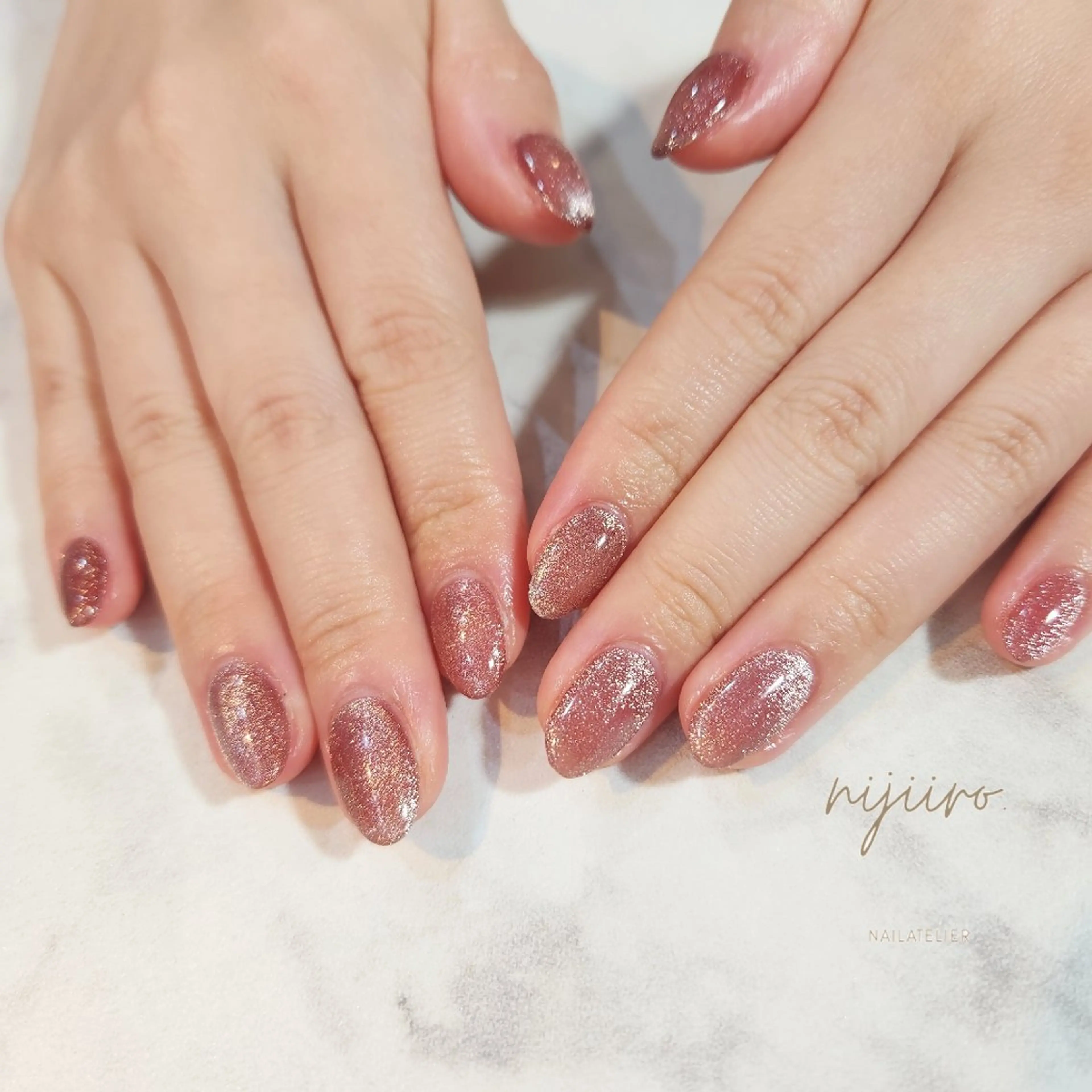 ネイル ハンドネイル nailatelier nijiiro.所属・nijiiro🌈 サトウのネイルデザイン
