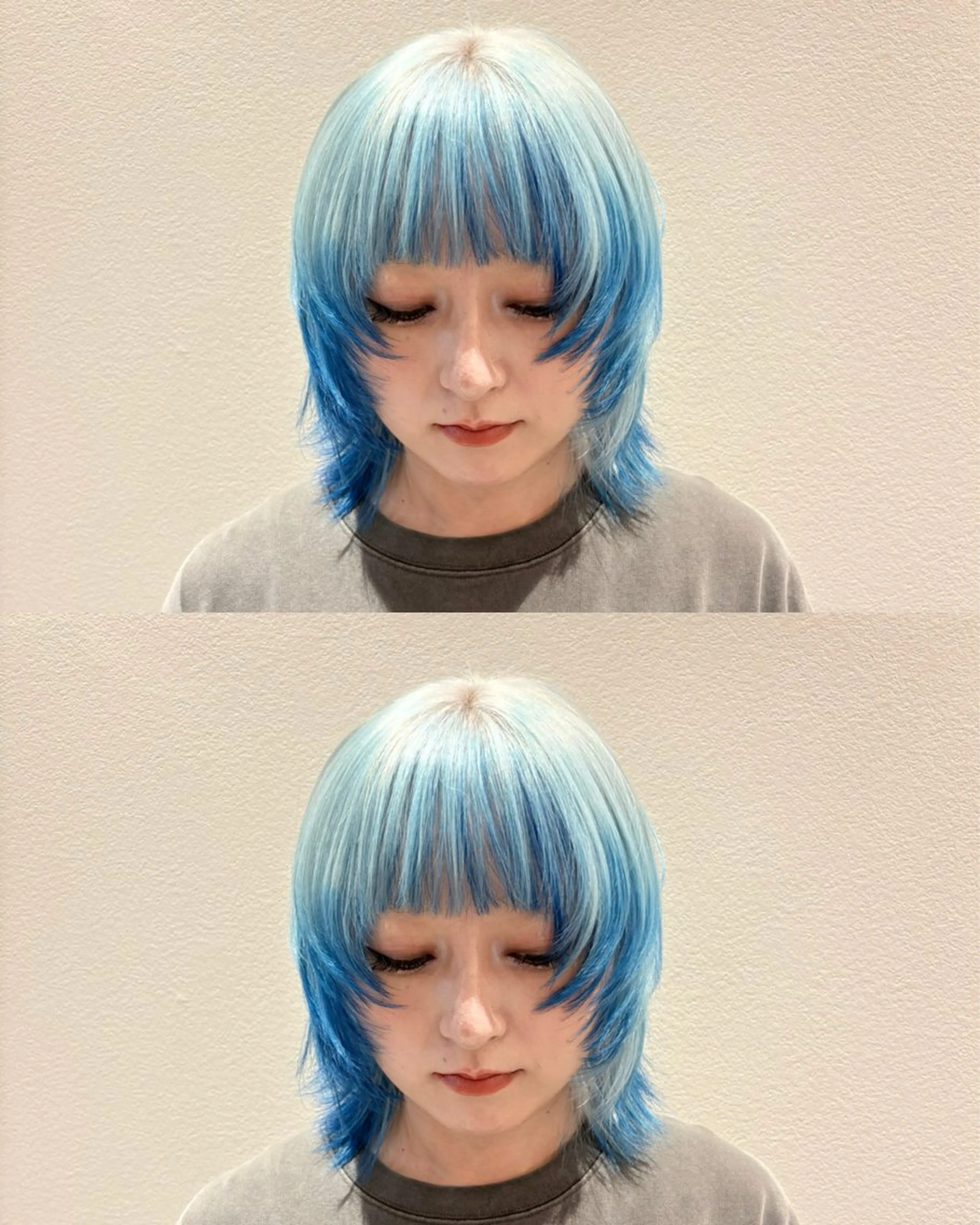 ミディアム ヘアカラー アリヤマ メイカのヘアスタイル