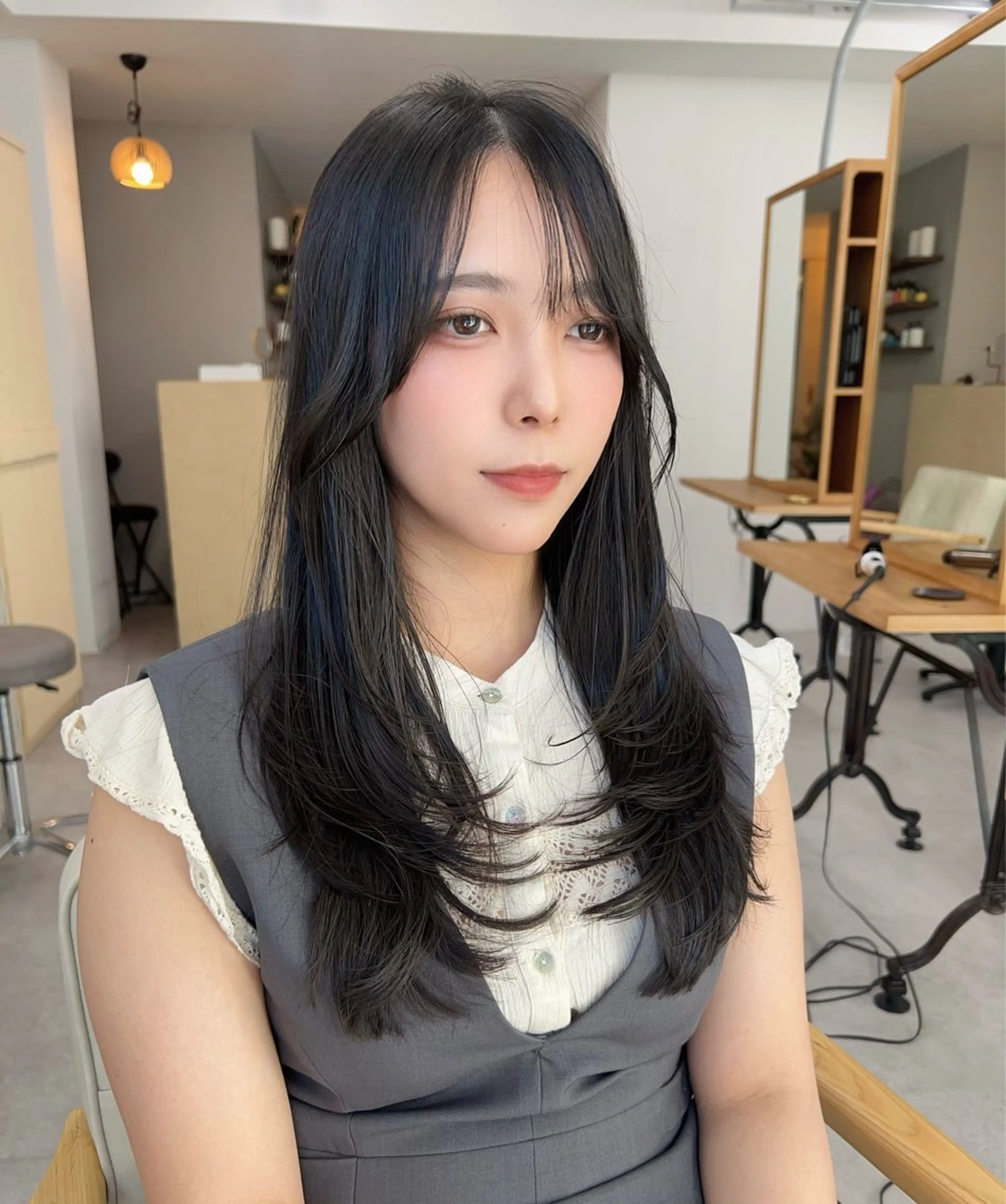 ロング カット トリートメント 韓国レイヤー/ハイ トーン/優太のヘアスタイル