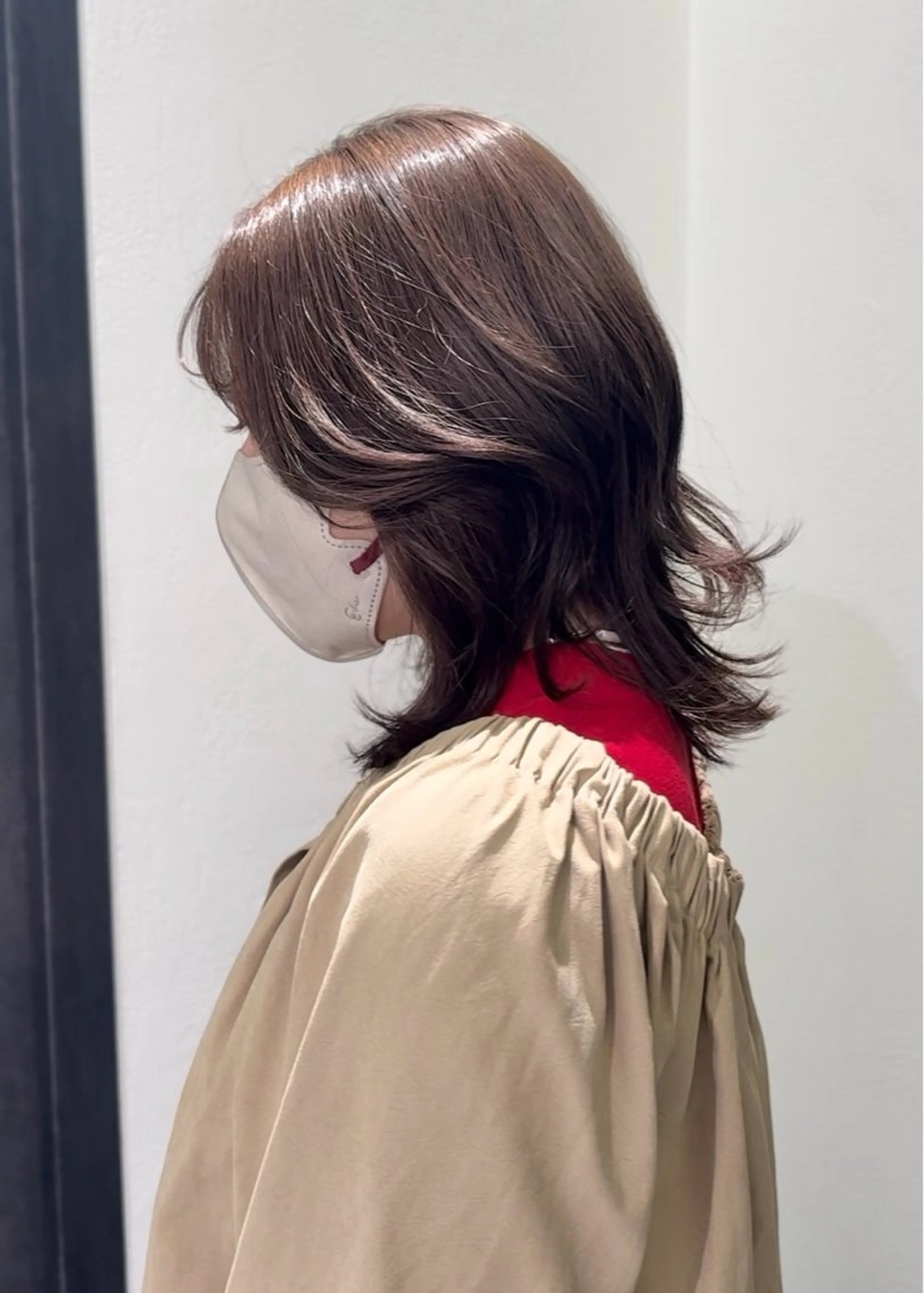 カラー ブラウンカラー 透明感カラー 栗山 心鈴のヘアスタイル