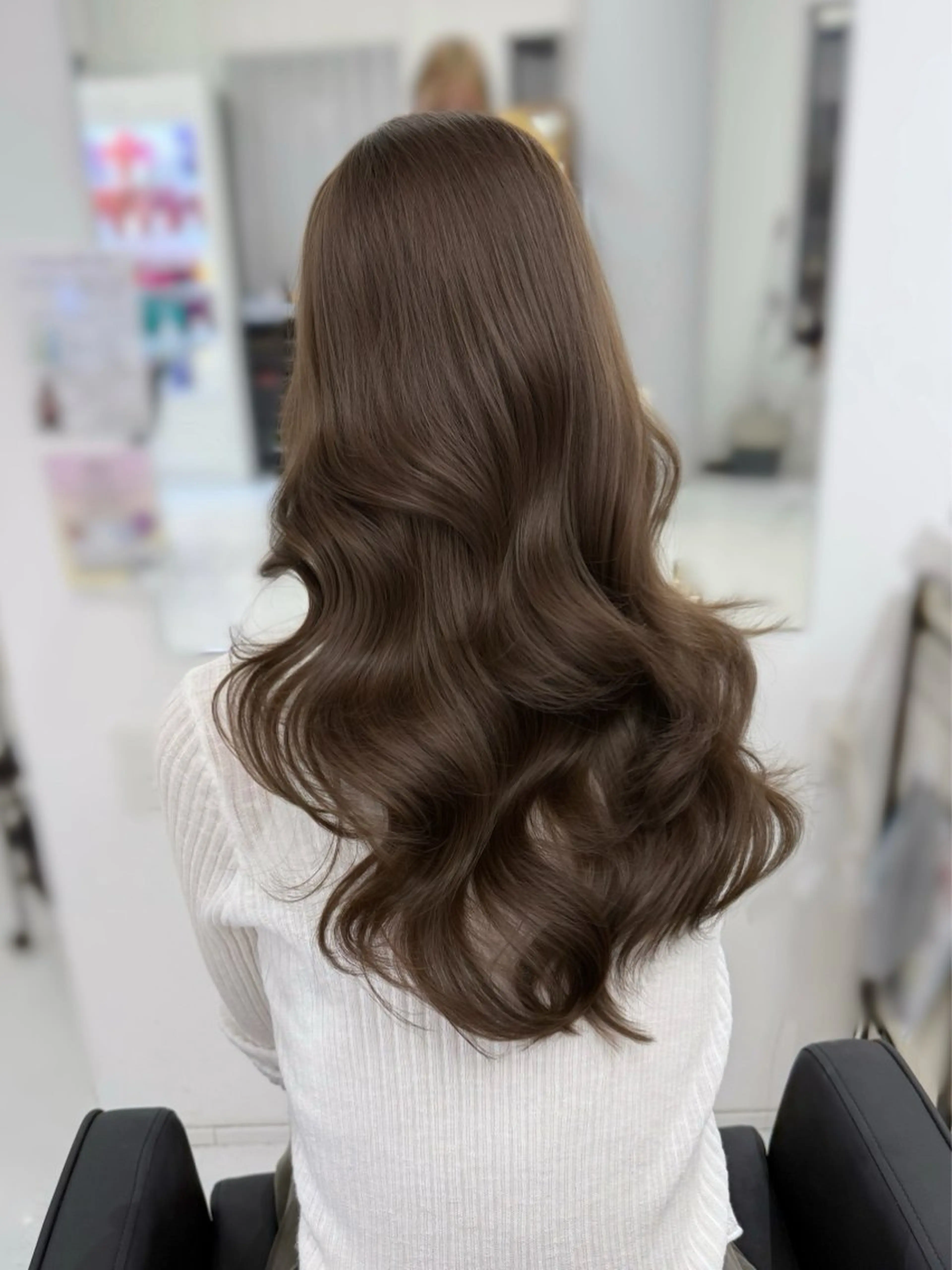 ロング カラー ベージュカラー 透明感カラー オリーブベージュ 韓国ヘア×髪質改善 /yoshikaのヘアスタイル