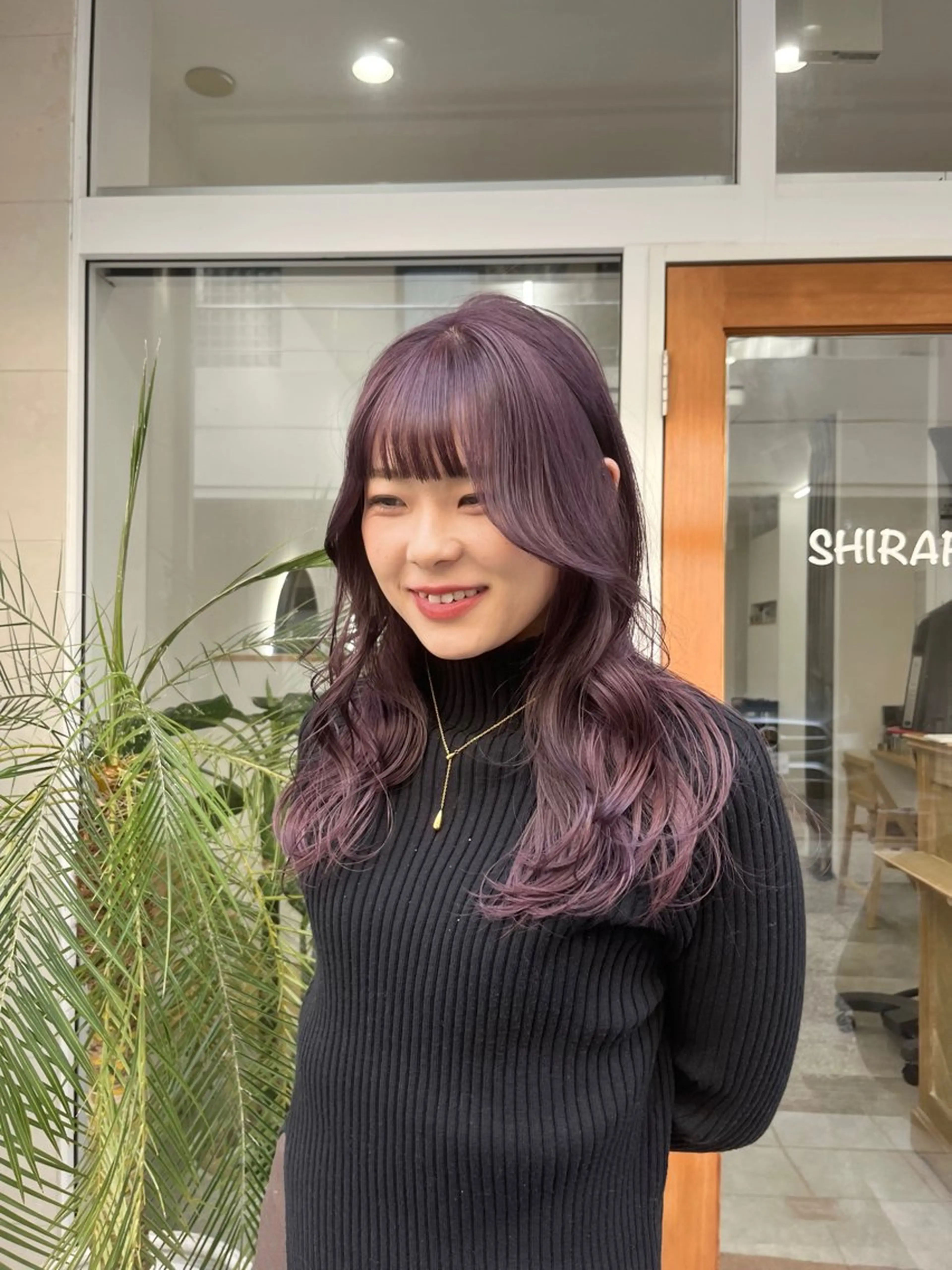 ロング カラー ベージュ⟡˖レイヤー ˖ ࣪⊹あずきのヘアスタイル