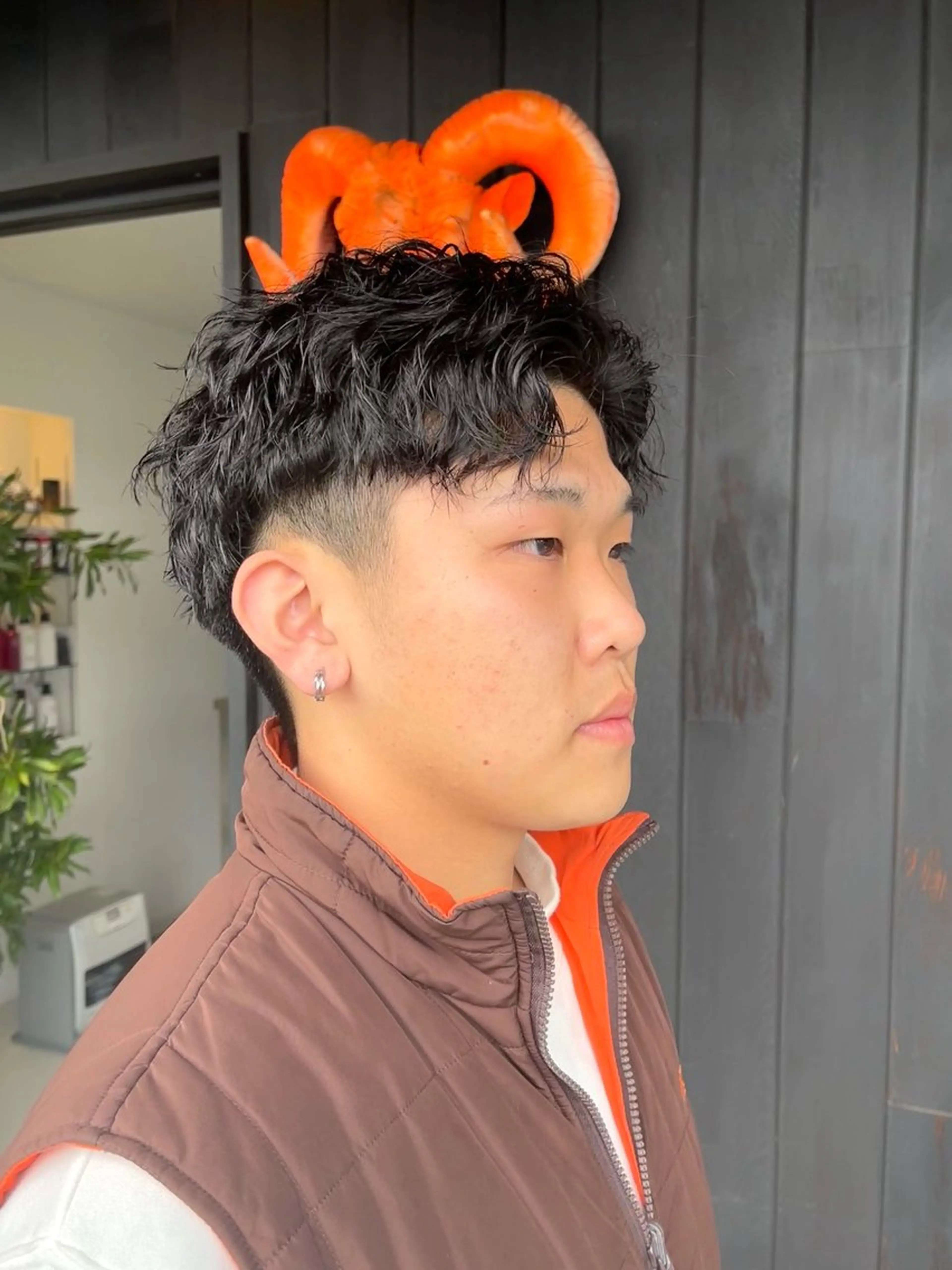 パーマ カット パーマ トリートメント 三好 達也のヘアスタイル