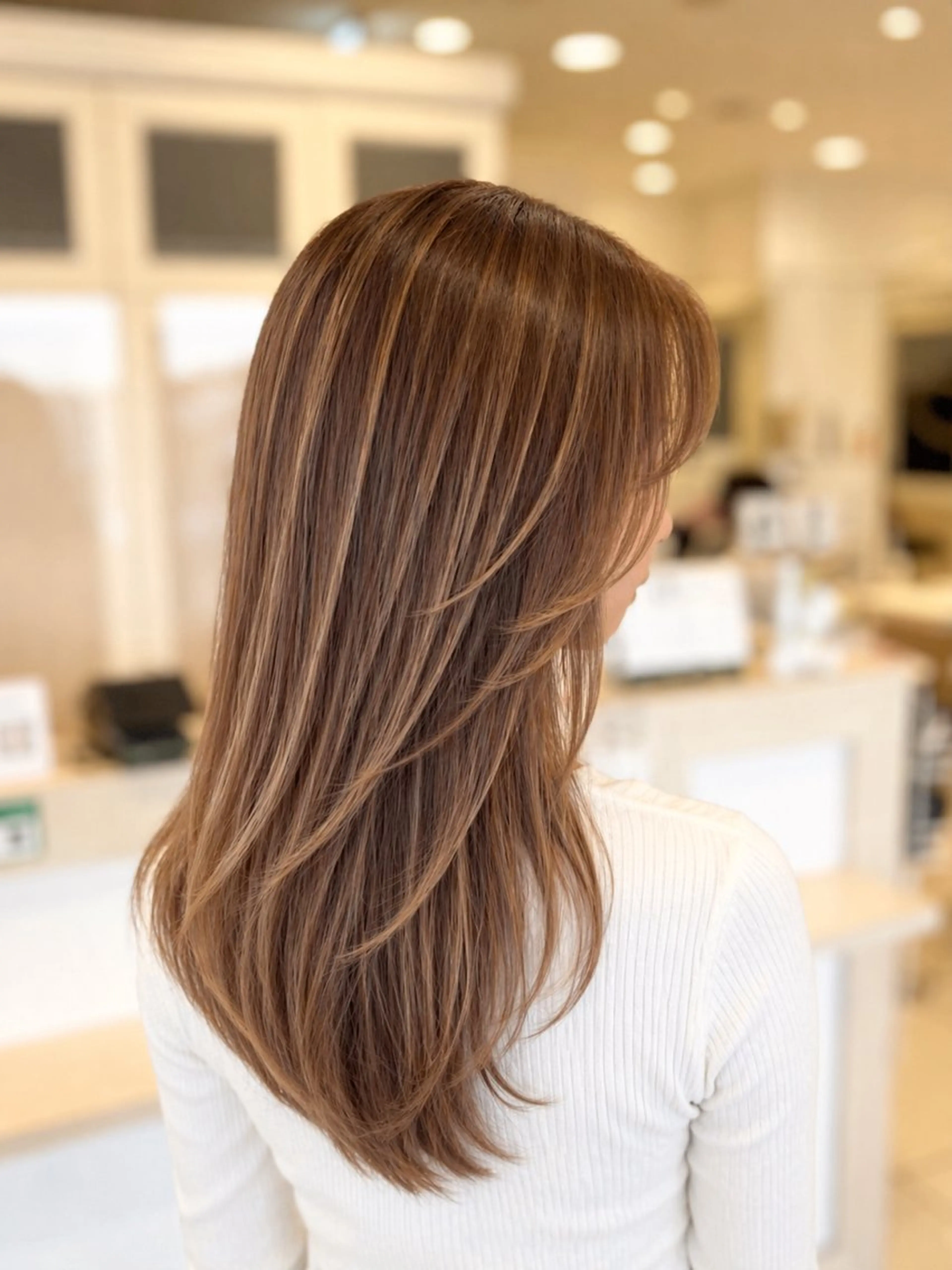 ロング カラー カット ヘアカラー トリートメント 金子 直樹のヘアスタイル