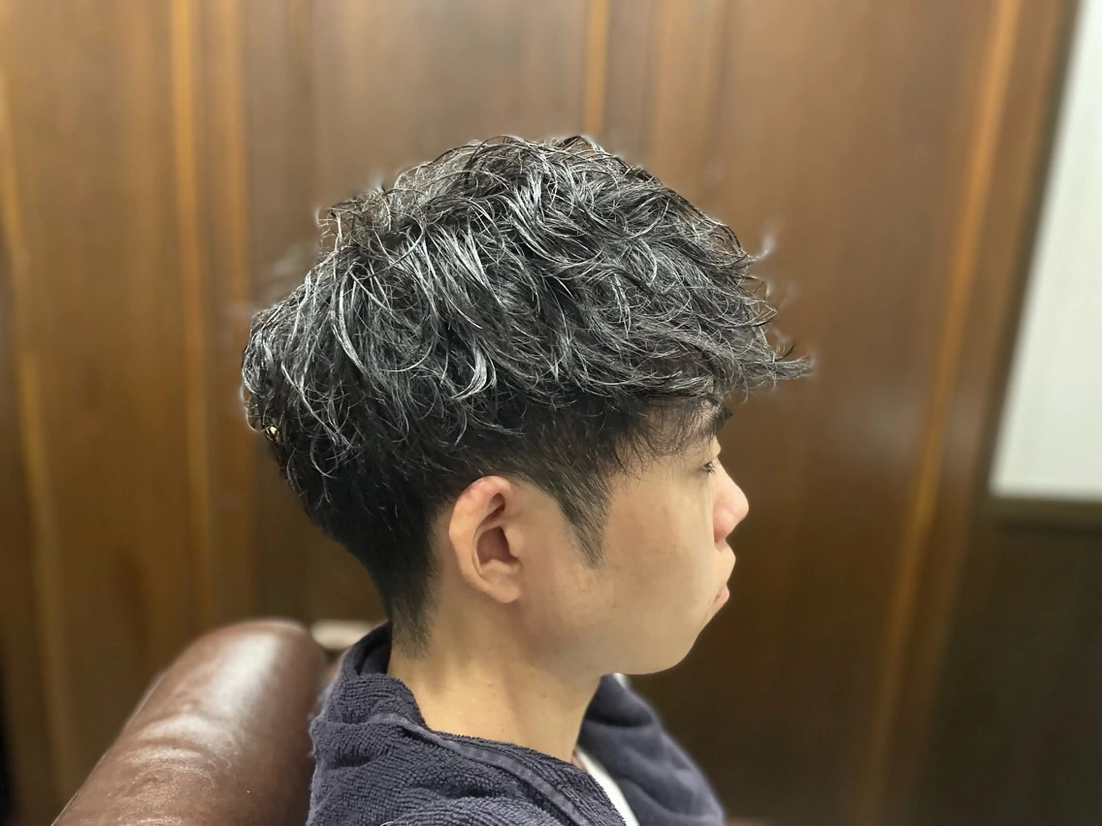 パーマ 京都フェードカット 田嶋勇祐のヘアスタイル