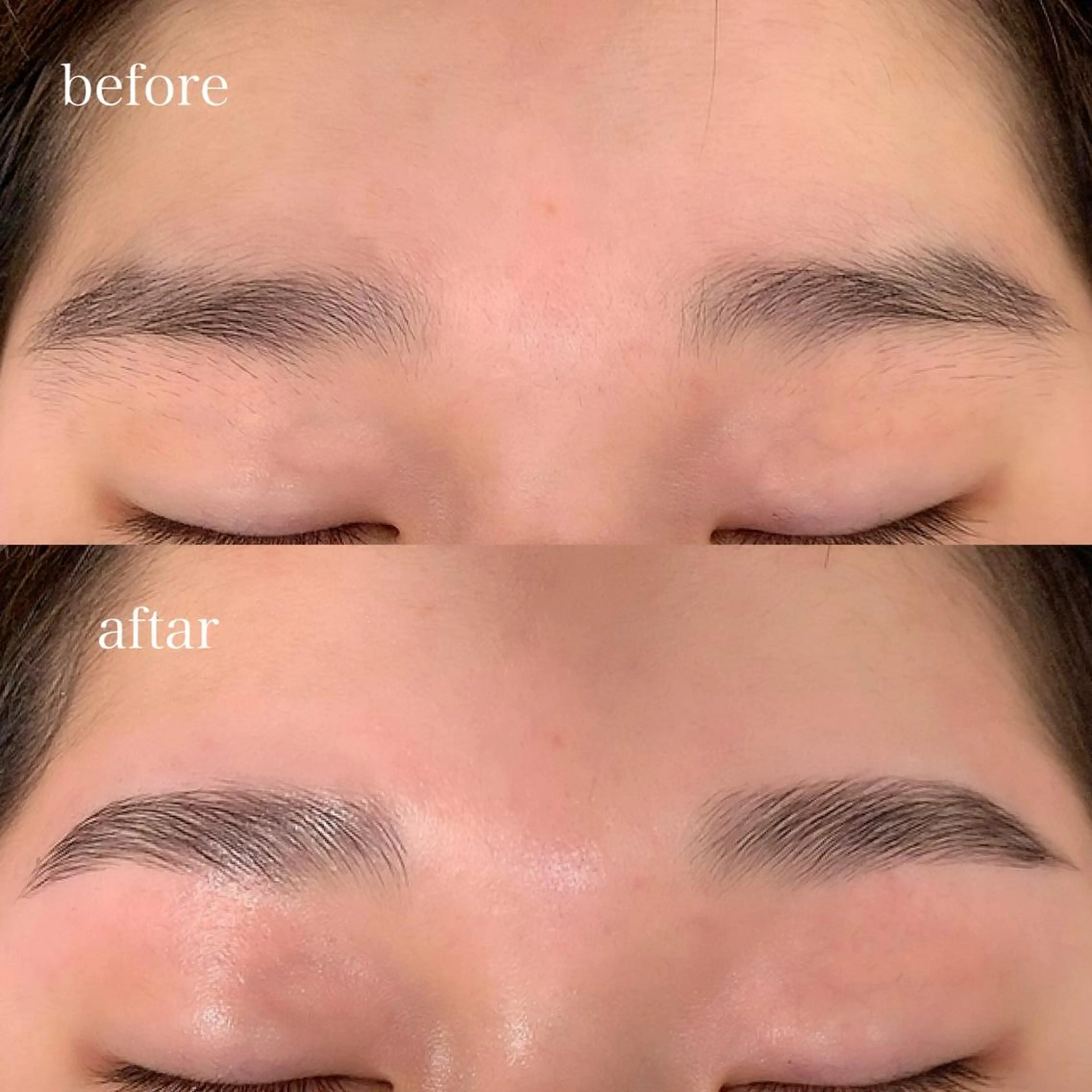 アイブロウ ハリウッドブロウリフト koyama harukaのマツエク・マツパデザイン