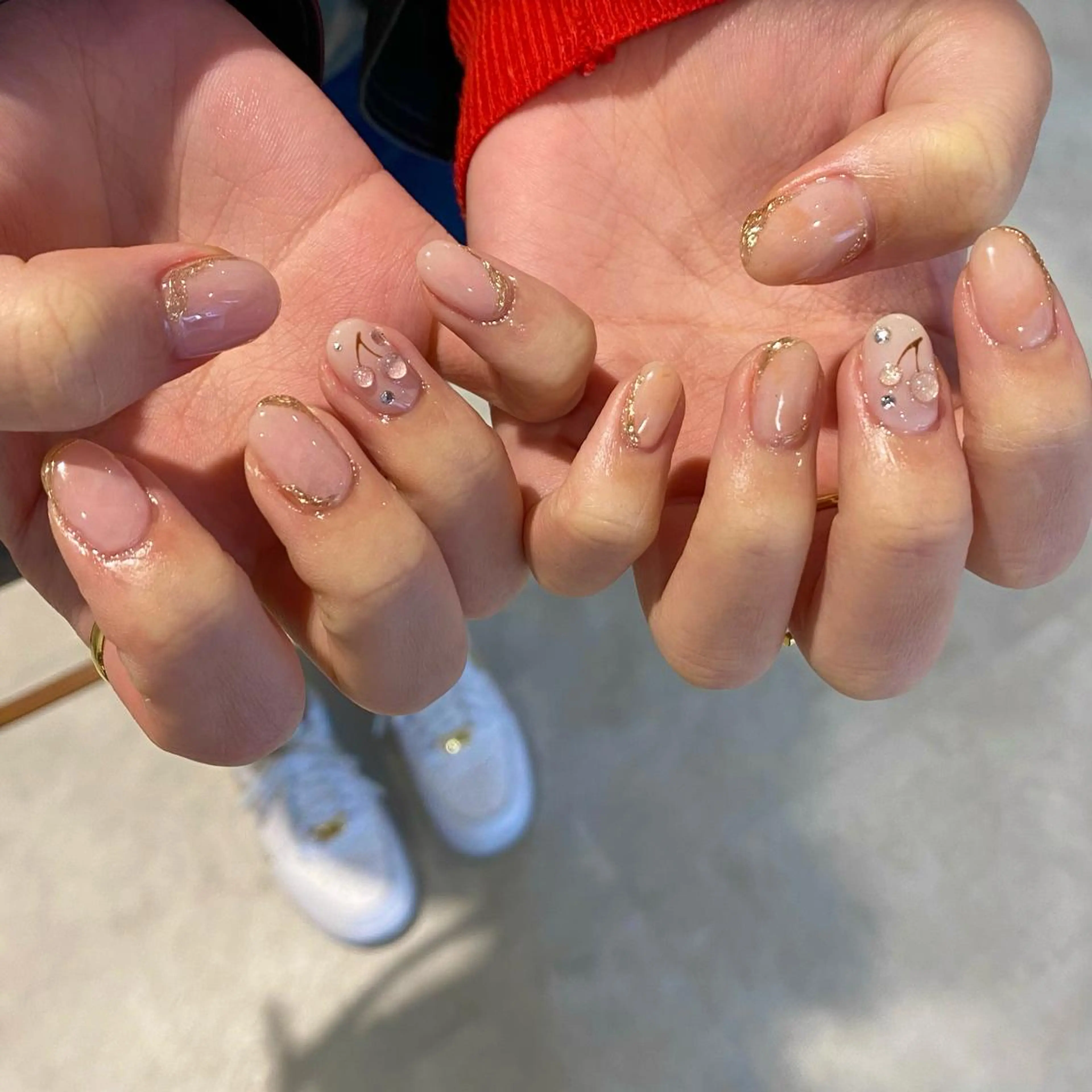 ネイル ニュアンスネイル ハンドネイル RINO AMANE nailのネイルデザイン