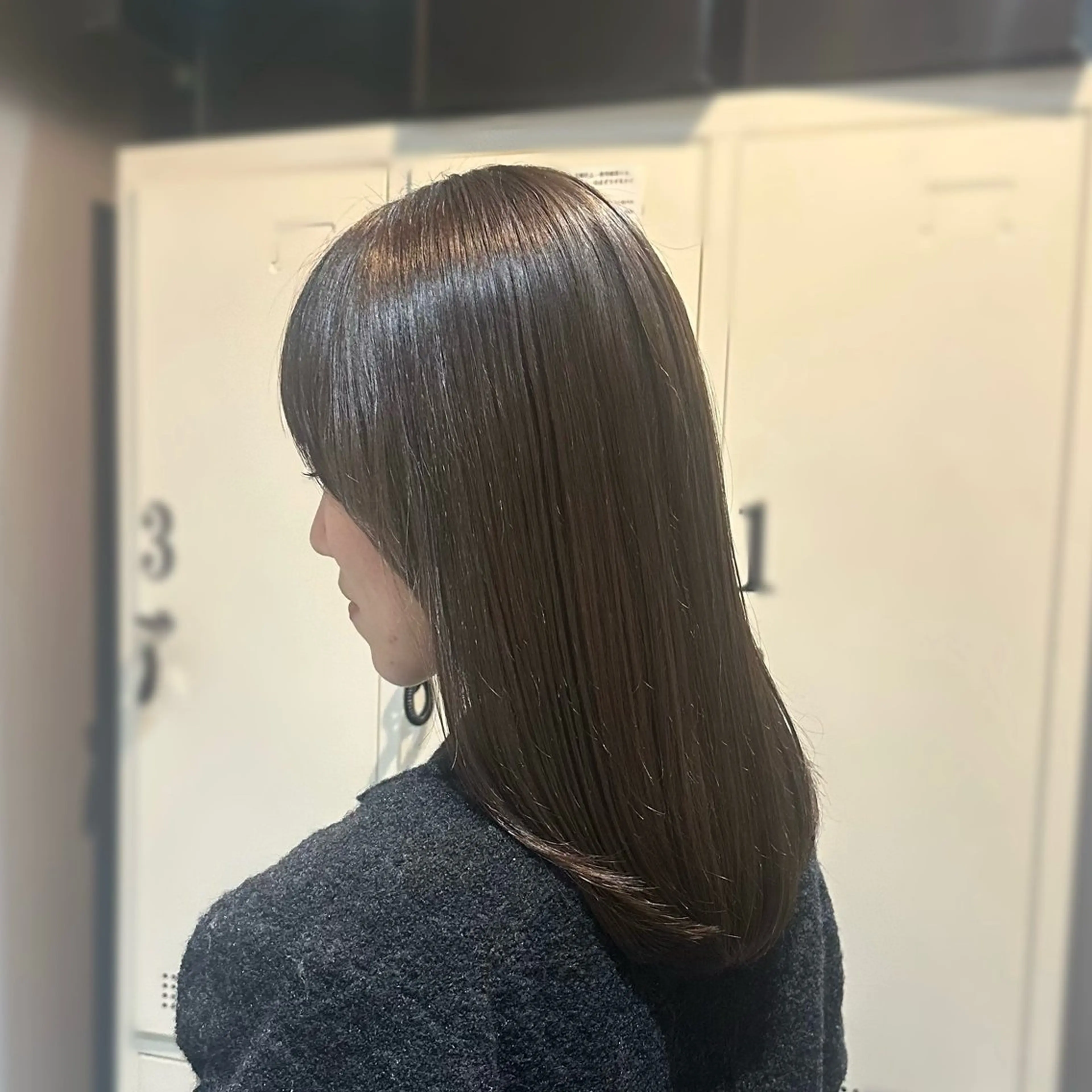 ロング カラー ヘアアレンジ 縮毛矯正+モテカラー 🎀✨MIHOのヘアスタイル