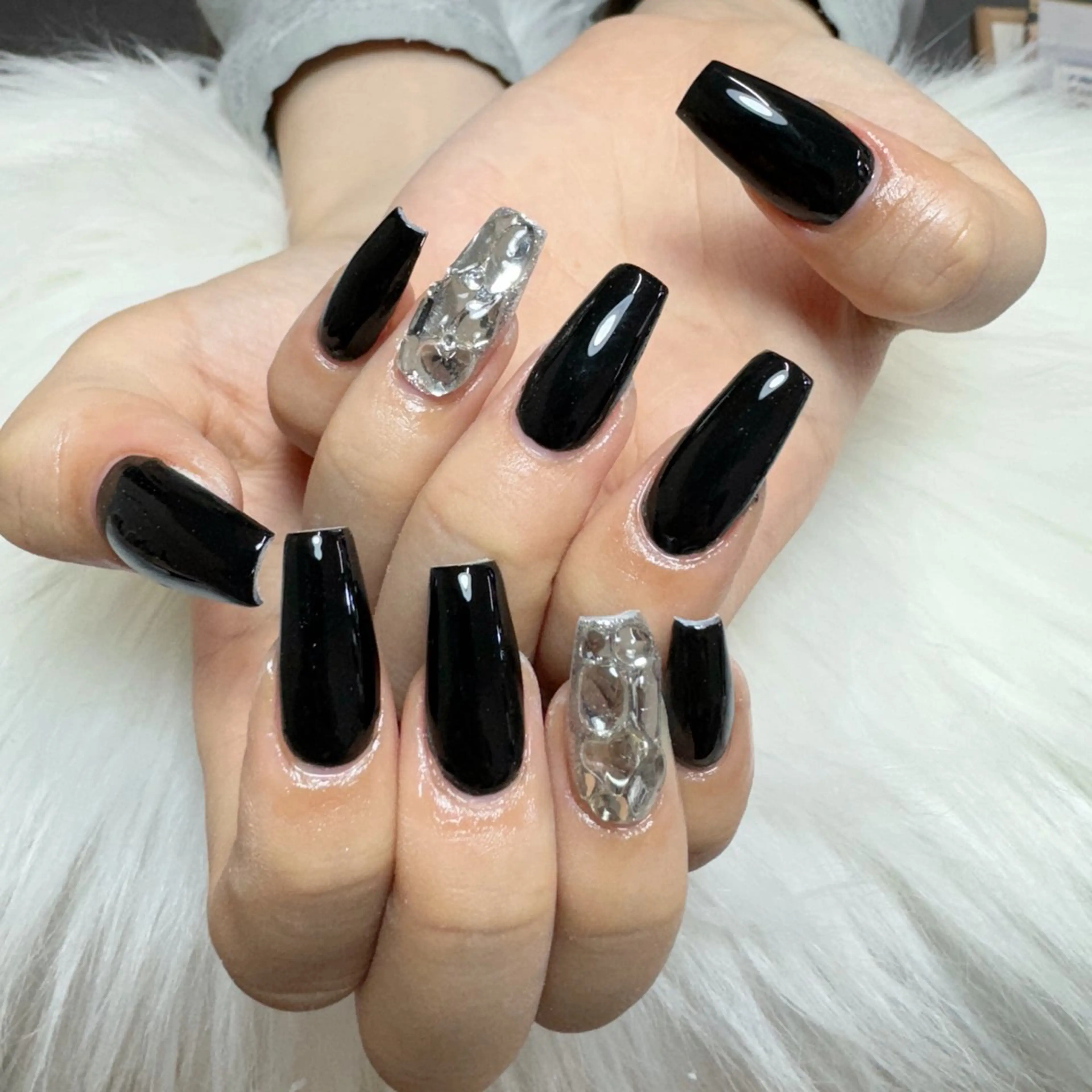 ネイル ハンドネイル 🎀nana🫧 ワンホンネイル🎀のネイルデザイン