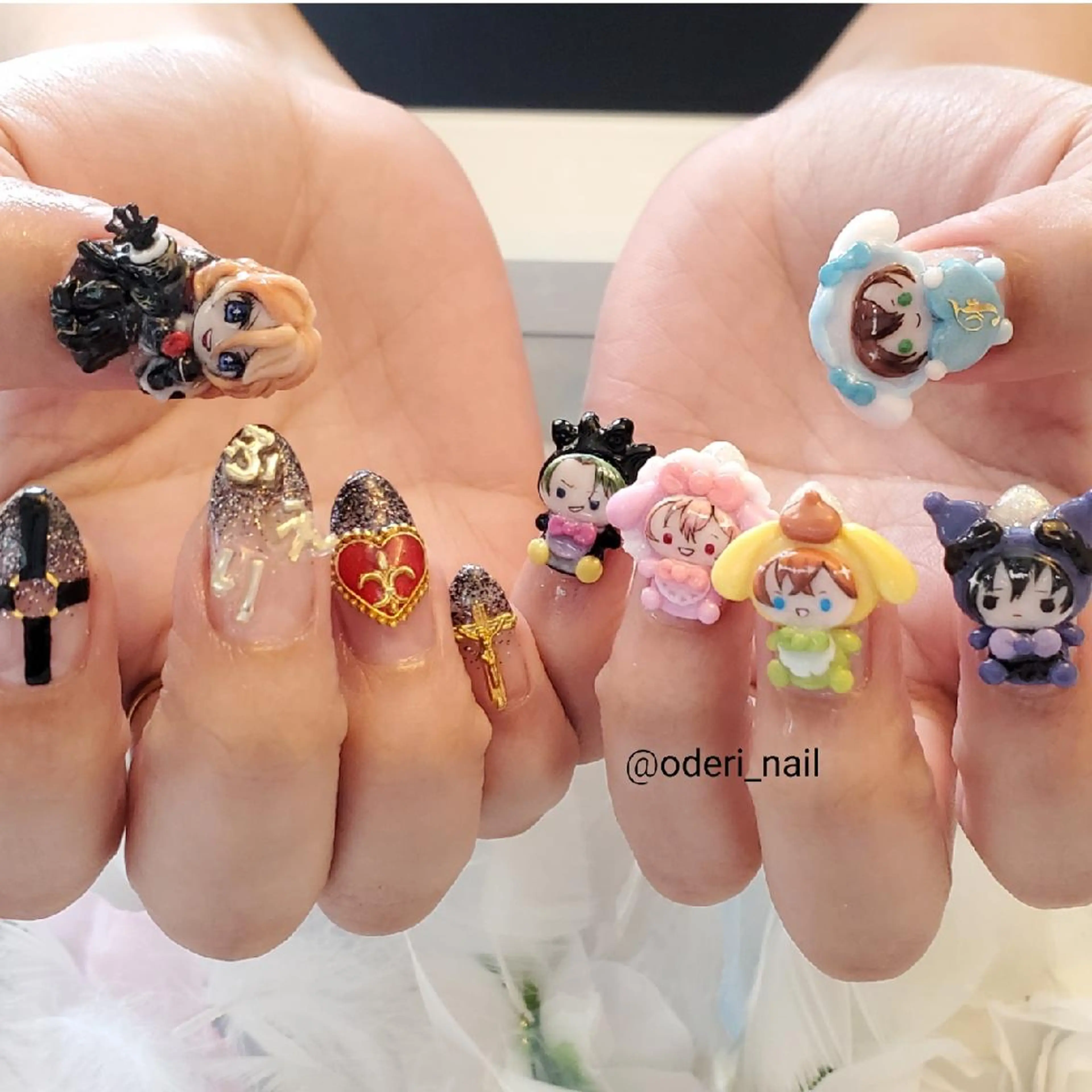 ネイル アートネイル ジェルネイル おで@ oderi_nailのネイルデザイン