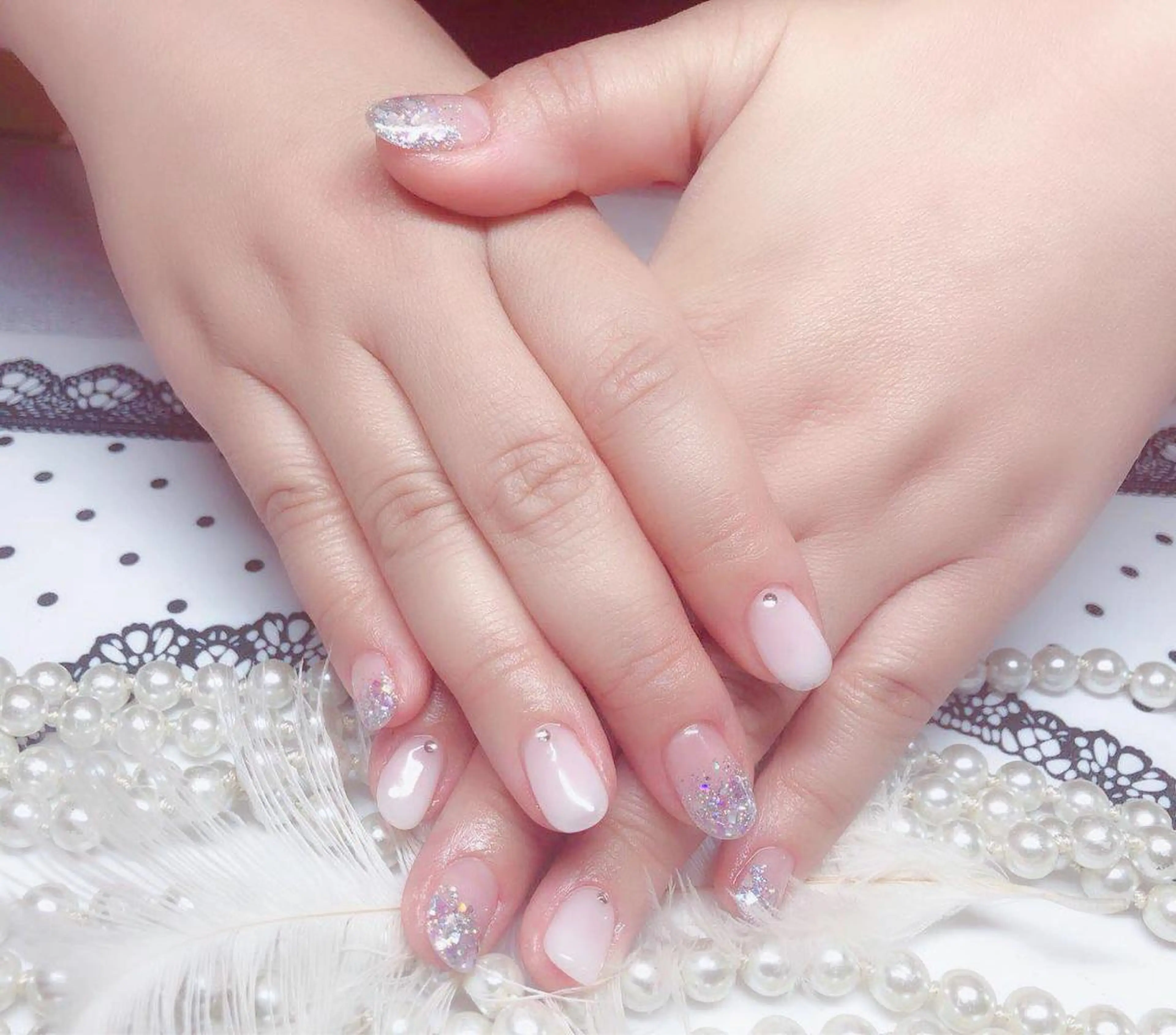 ネイル ハンドネイル マジック ミラーのネイルデザイン