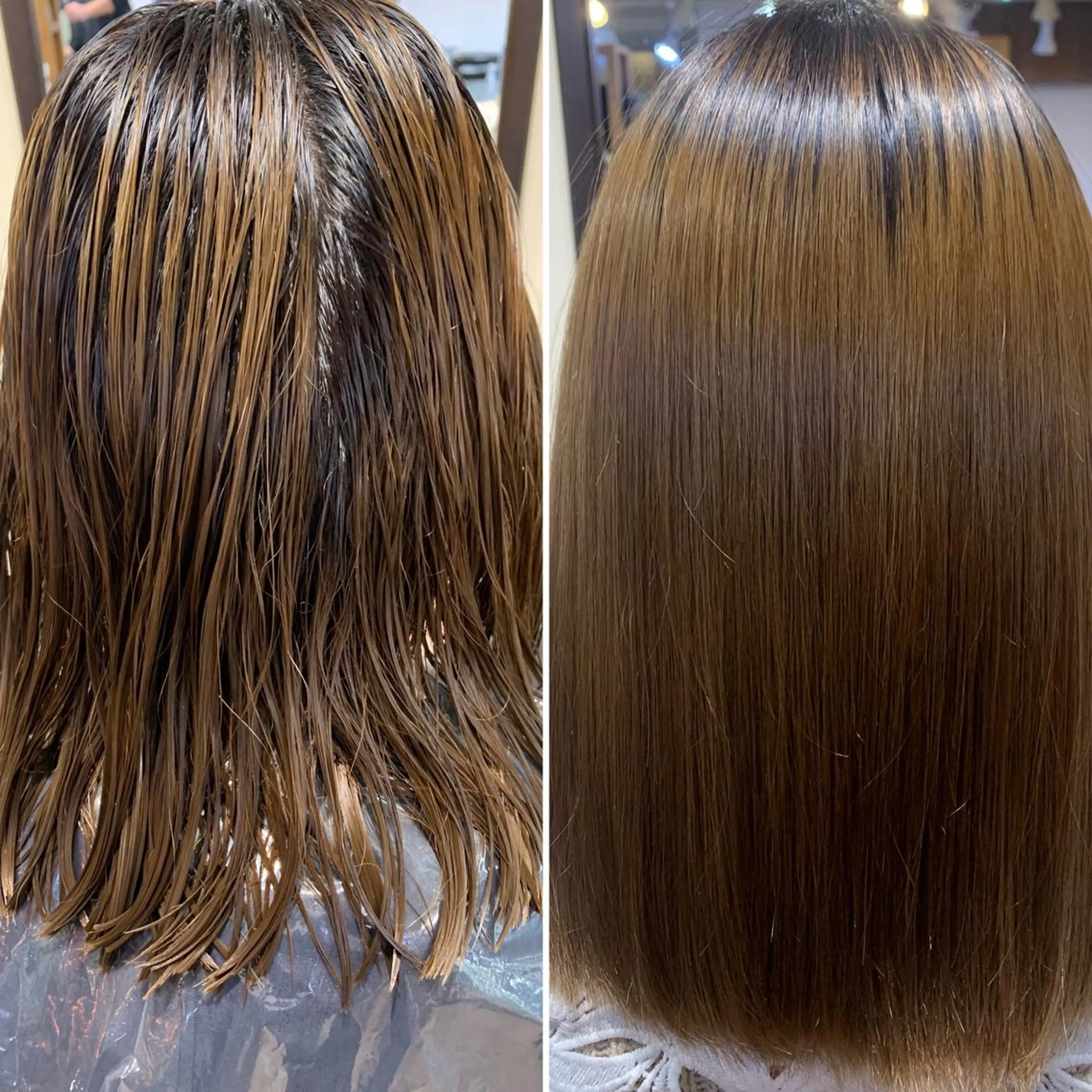 ミディアム パーマ カット 縮毛矯正 トリートメント 髪質改善/山根勇平 /完全マンツーマンのヘアスタイル