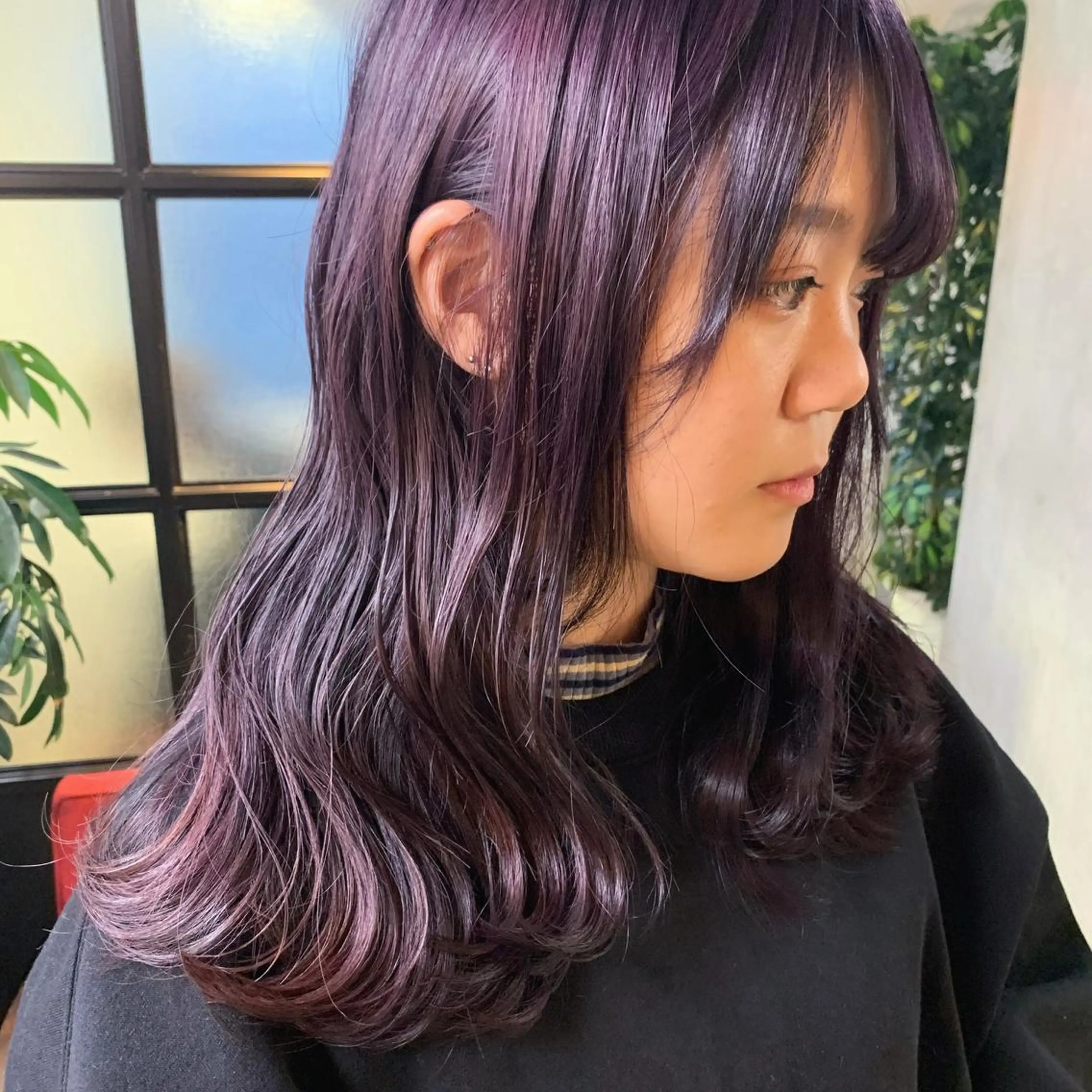 ロング カラー なかの たくみのヘアスタイル