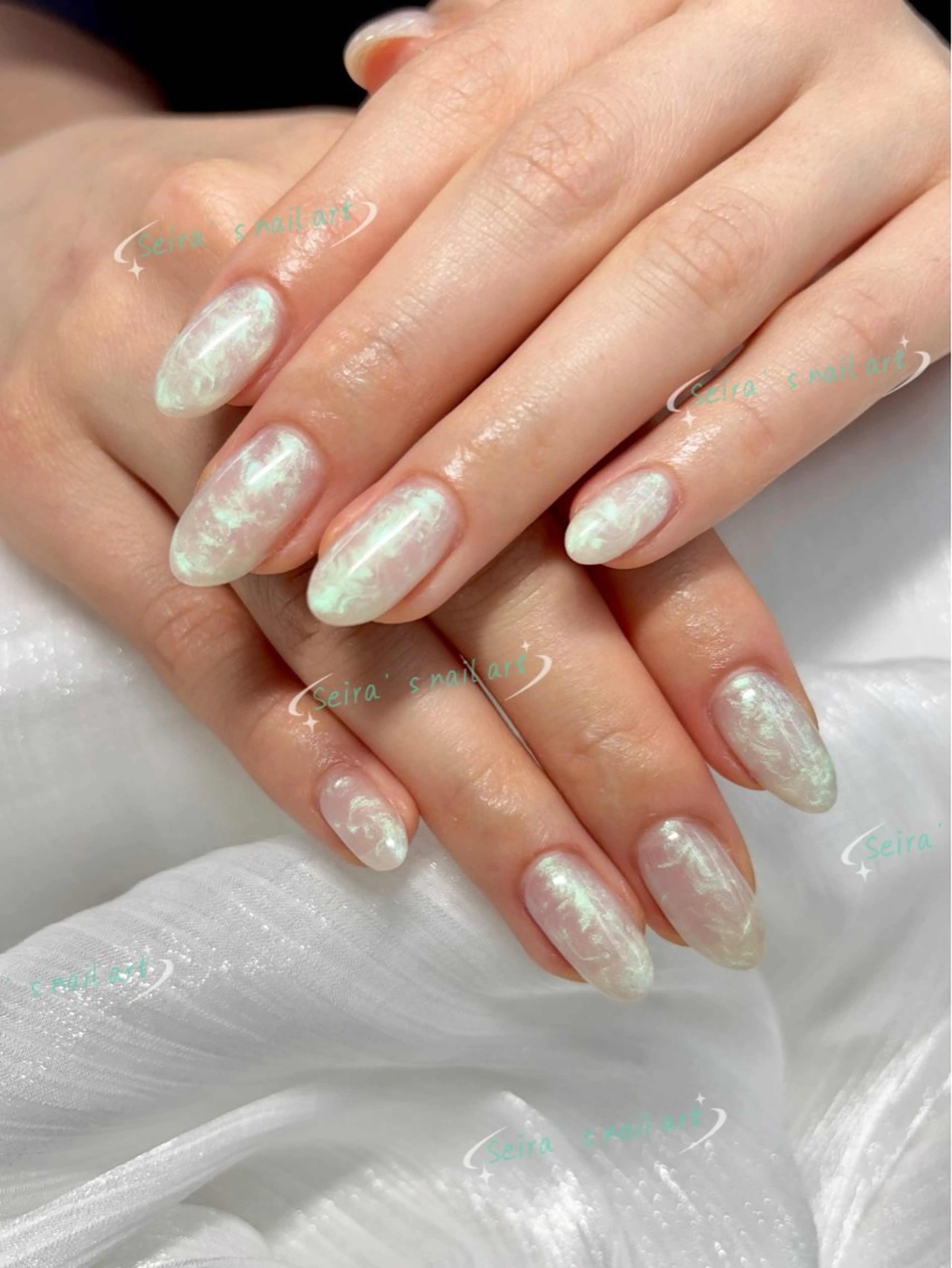 ネイル ドット ワンカラーネイル 閨匠ビューティサロン 銀座店🐻Seiraのネイルデザイン