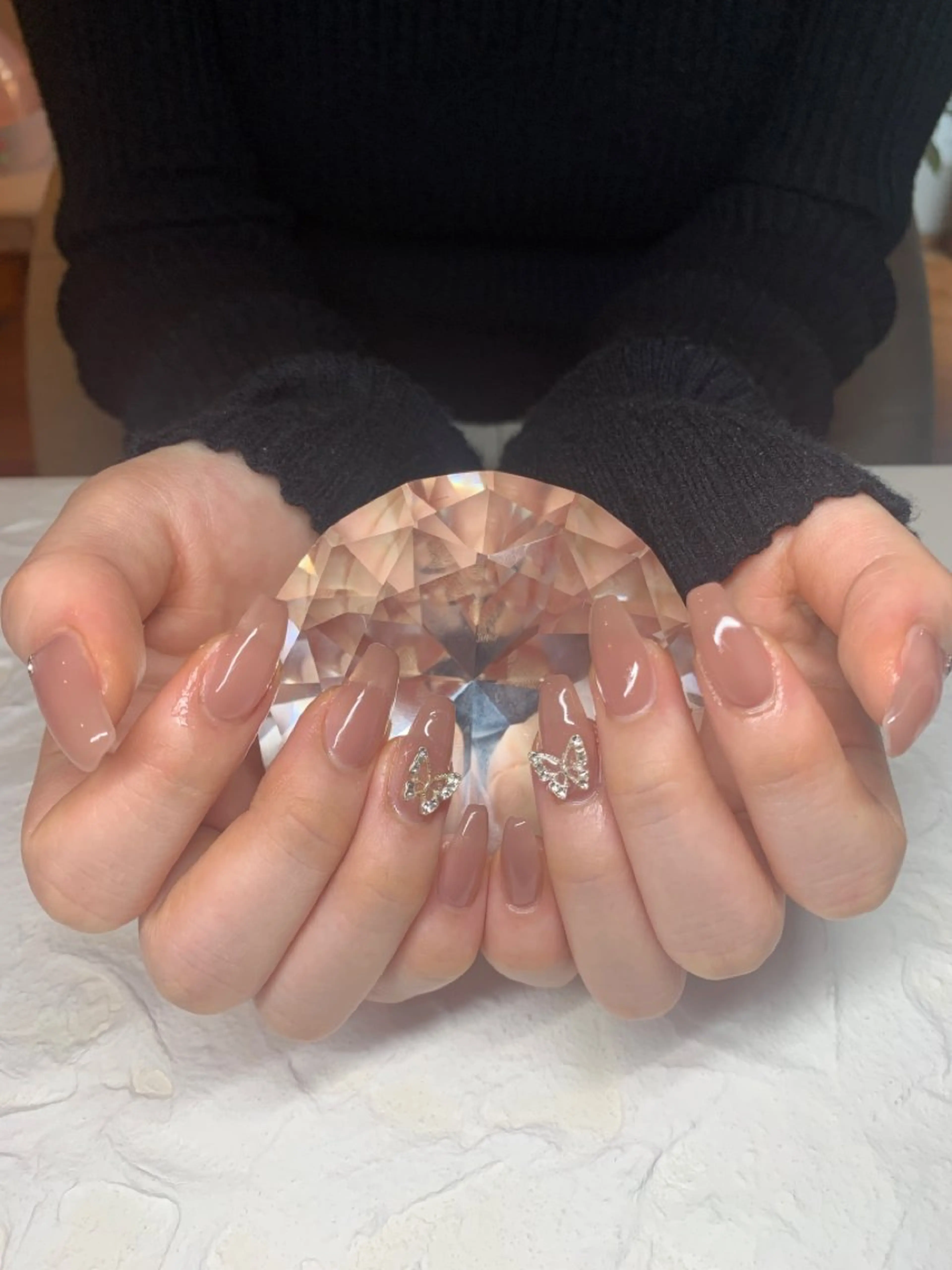 ネイル ワンカラーネイル ハンドネイル happiness nailのネイルデザイン