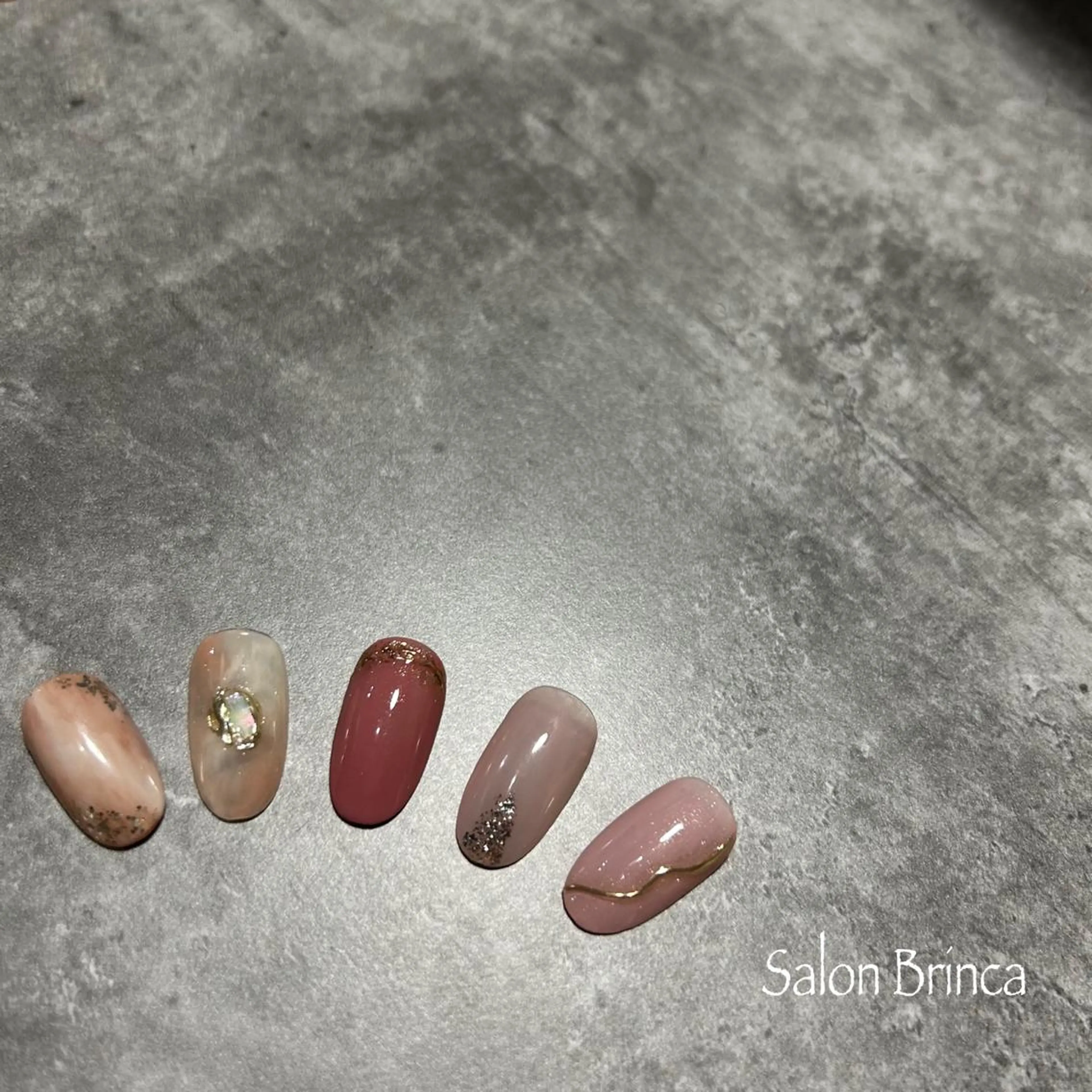 ネイル アートネイル オフィスネイル Salon Brinca 中村のネイルデザイン