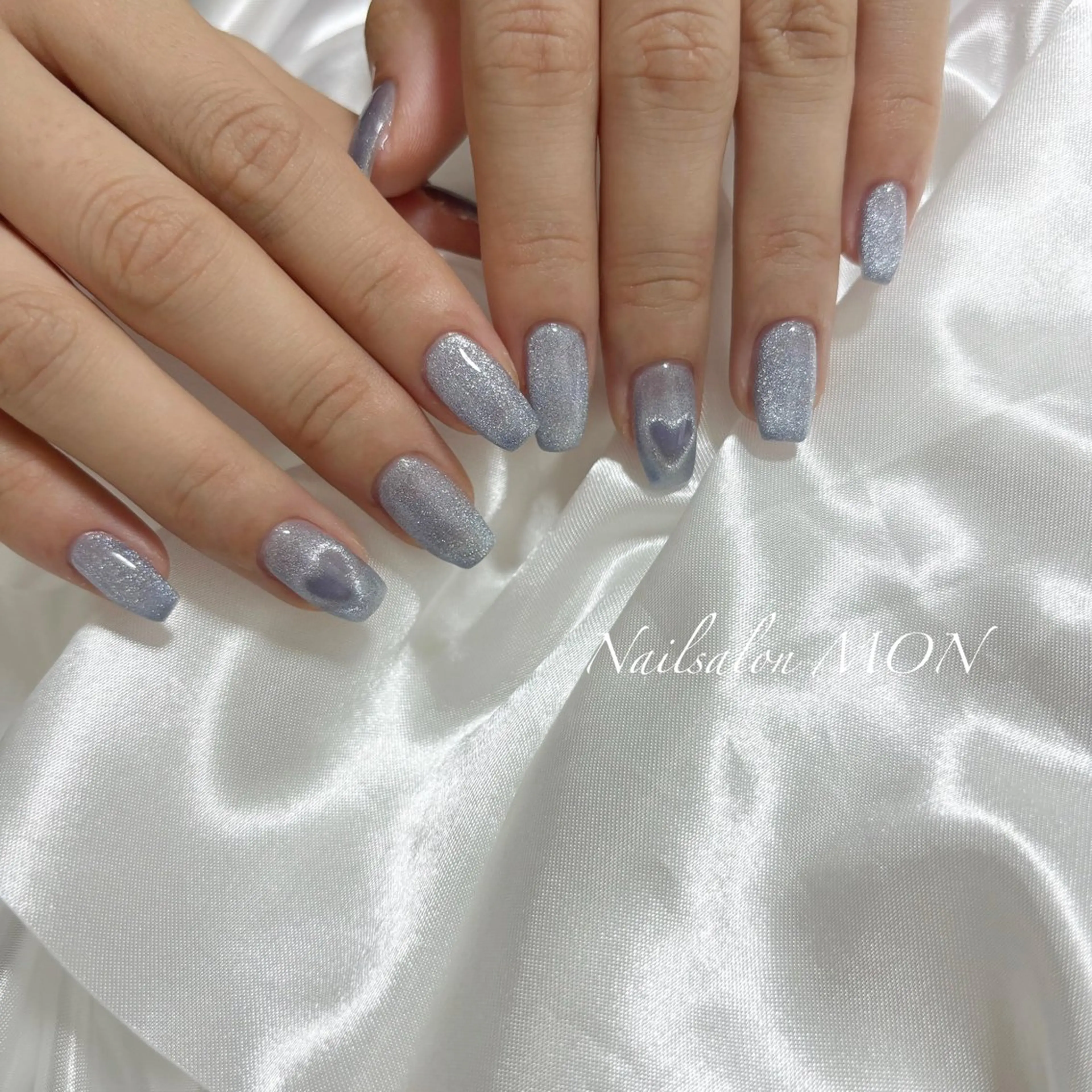 ネイル ハート ハンドネイル Nailsalon MONのネイルデザイン