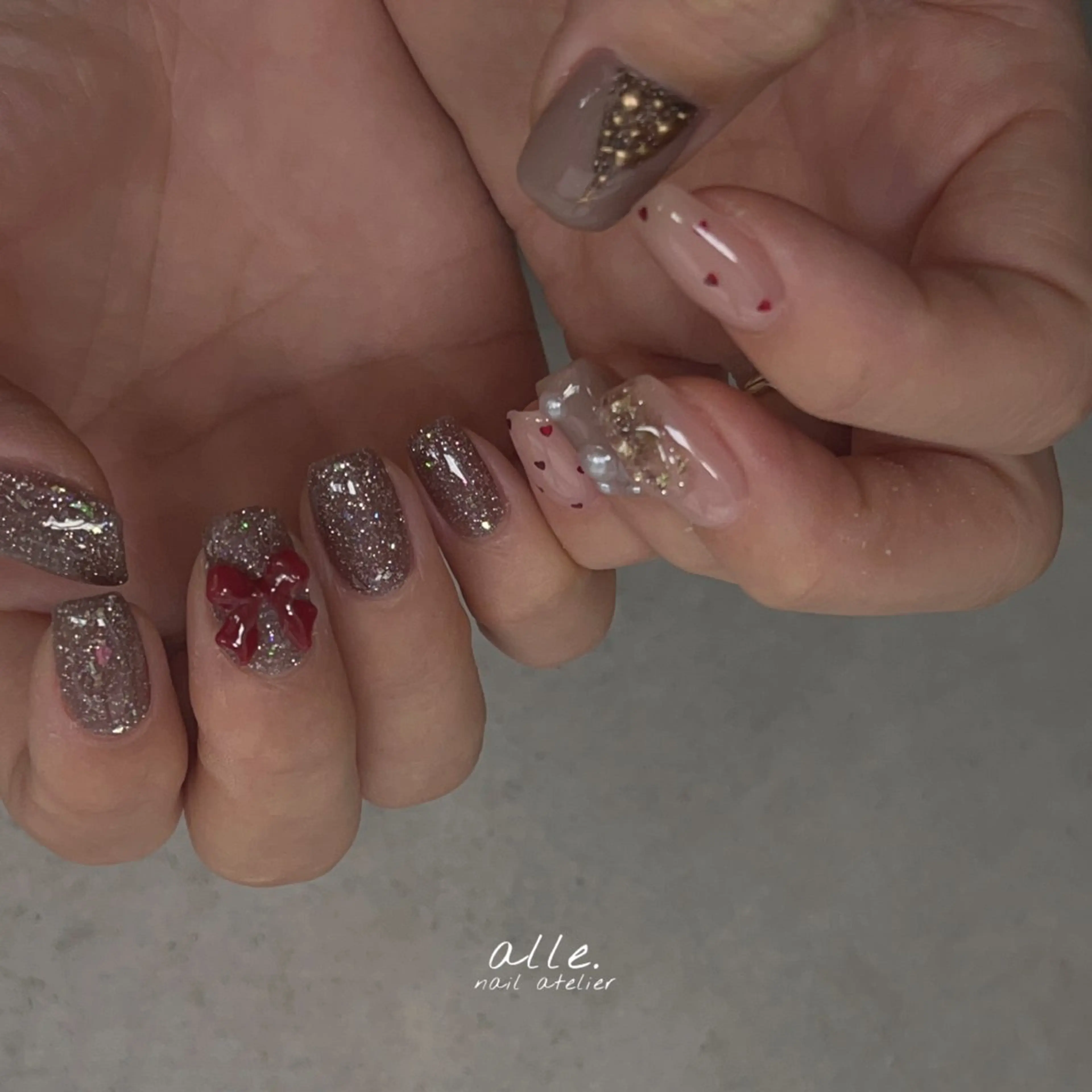 ネイル ハンドネイル atelier alle.のネイルデザイン