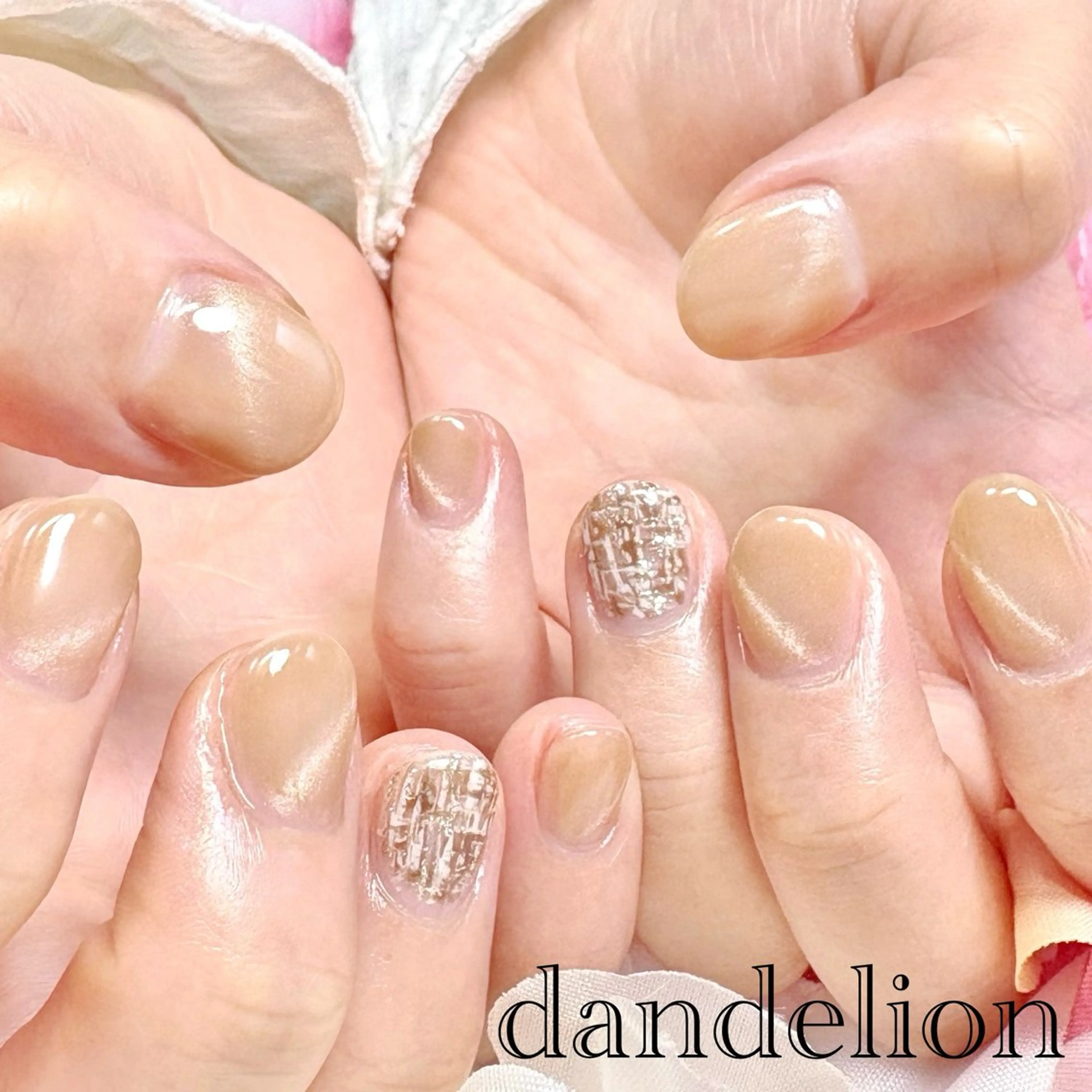 ネイル ハンドネイル ハンドケア dandelion ダンデライオンのネイルデザイン