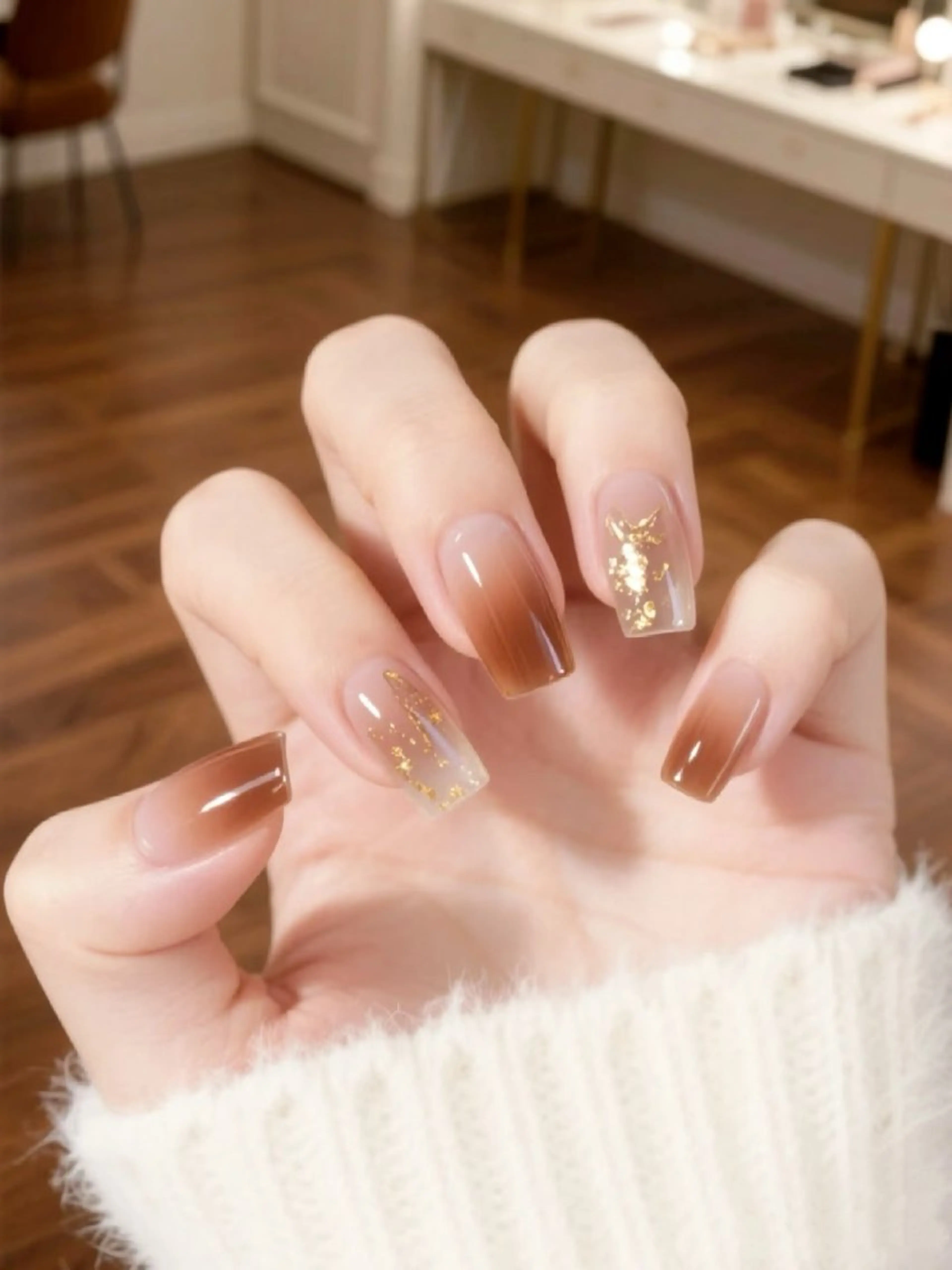 グラデーション🩷ジェル(グリアベース)オフ有の写真