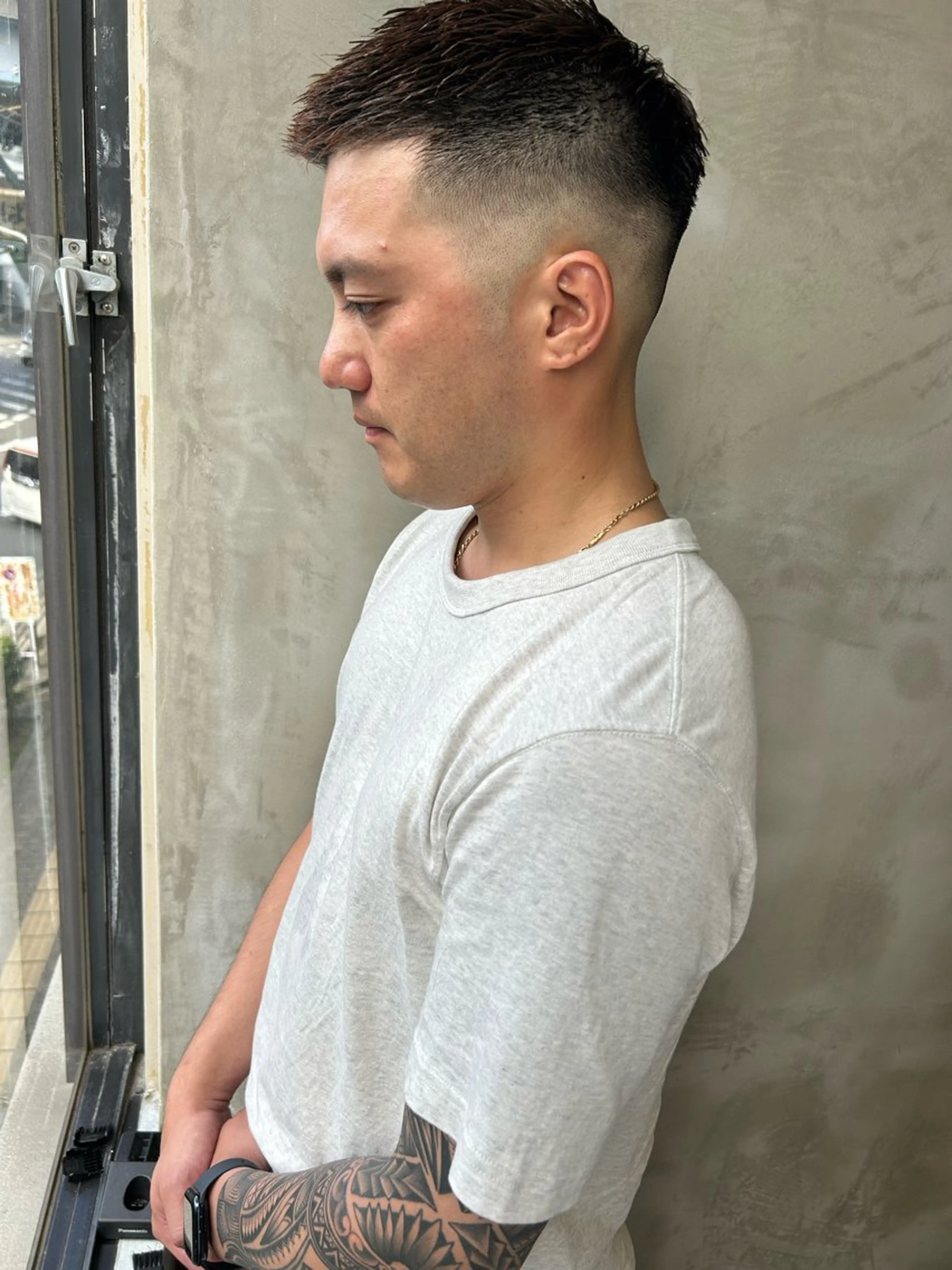 メンズ フェードカット カット ショートカット/ボブ 水田のヘアスタイル