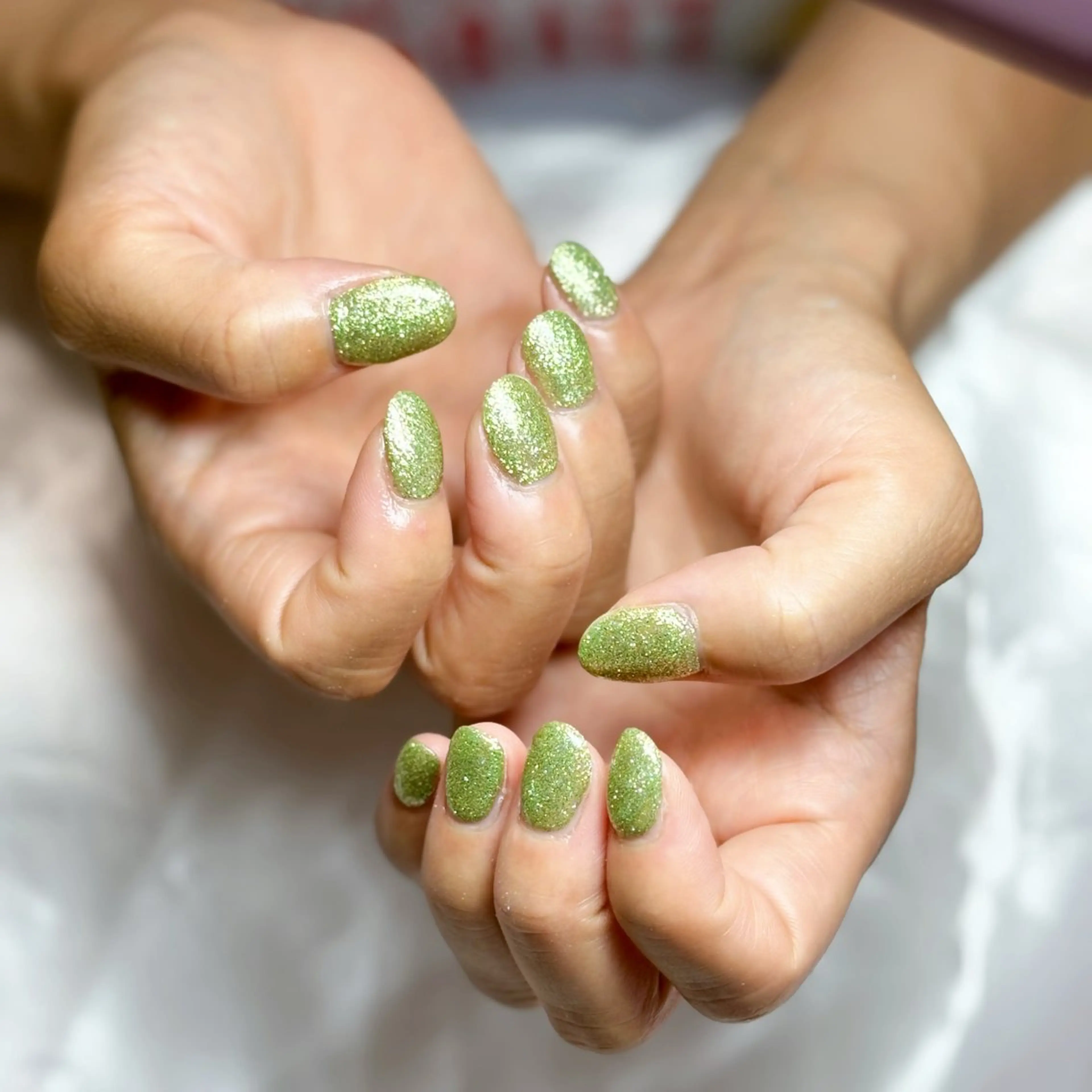 ネイル ラメ(グリッター) ハンドネイル cure upのネイルデザイン