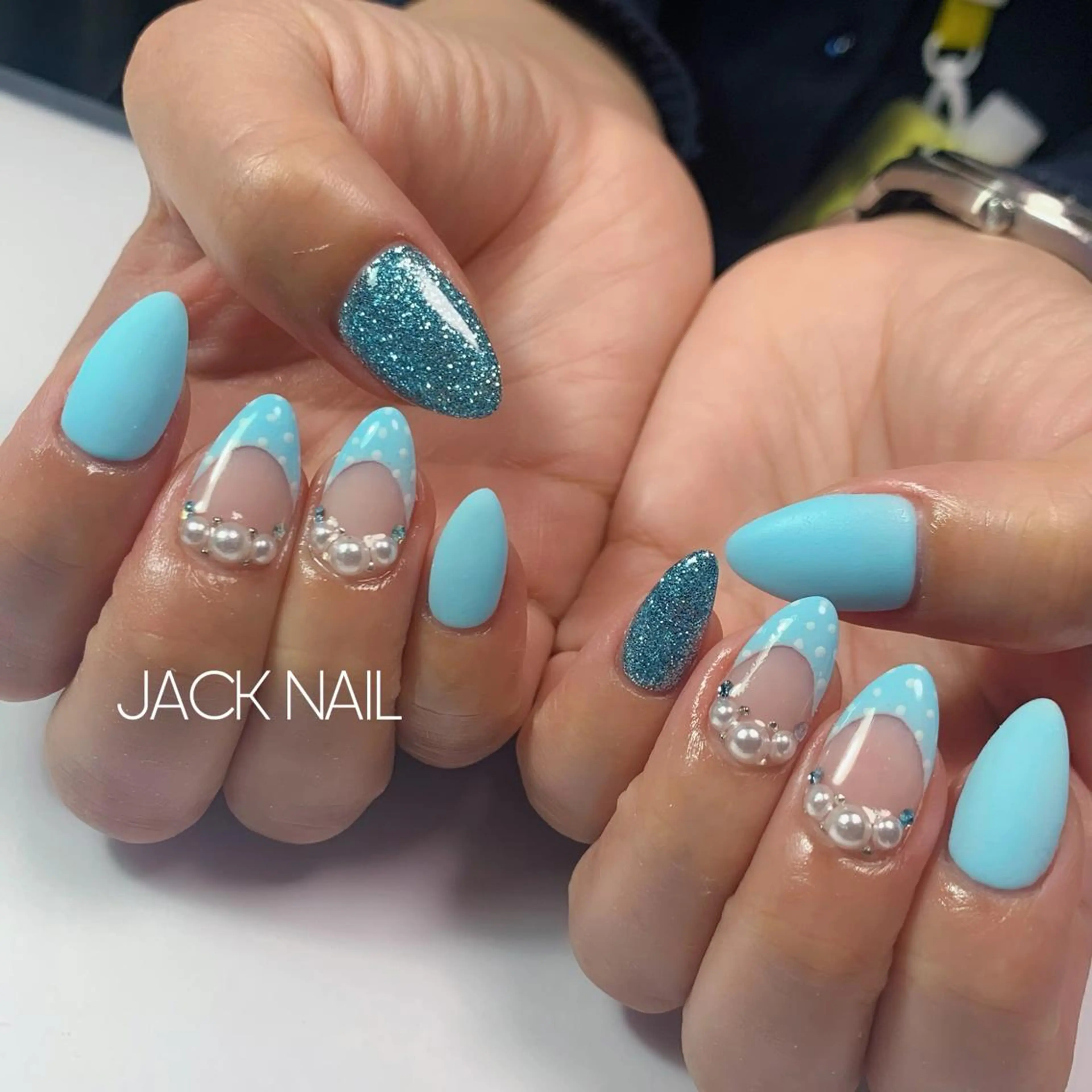 ネイル ハンドネイル JACK NAIL 💜Ayakaのネイルデザイン