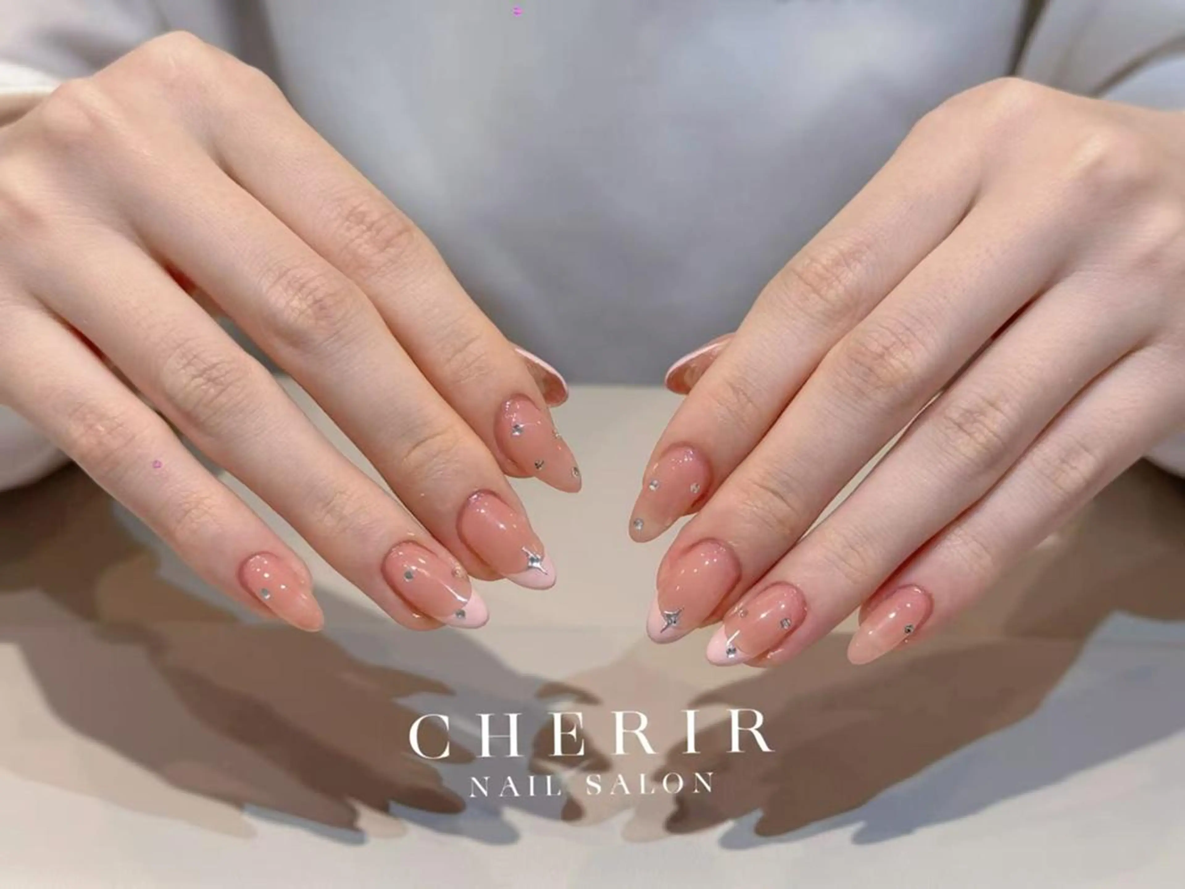 ネイル 長さ出し 持ち込み CHERIR NAILSALONのネイルデザイン