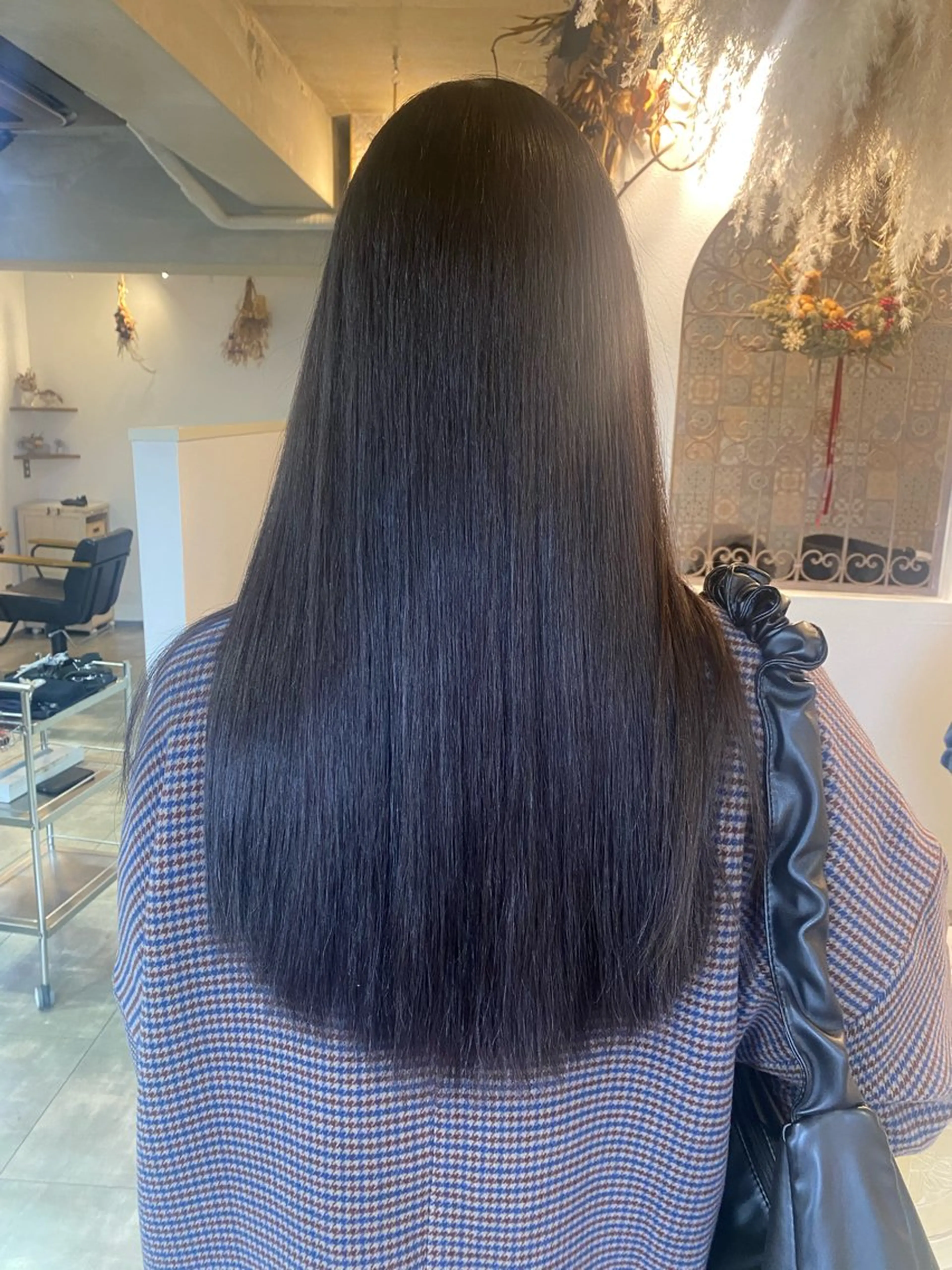 ロング カラー グレージュ ヘアカラー トリートメント maya マヤのヘアスタイル