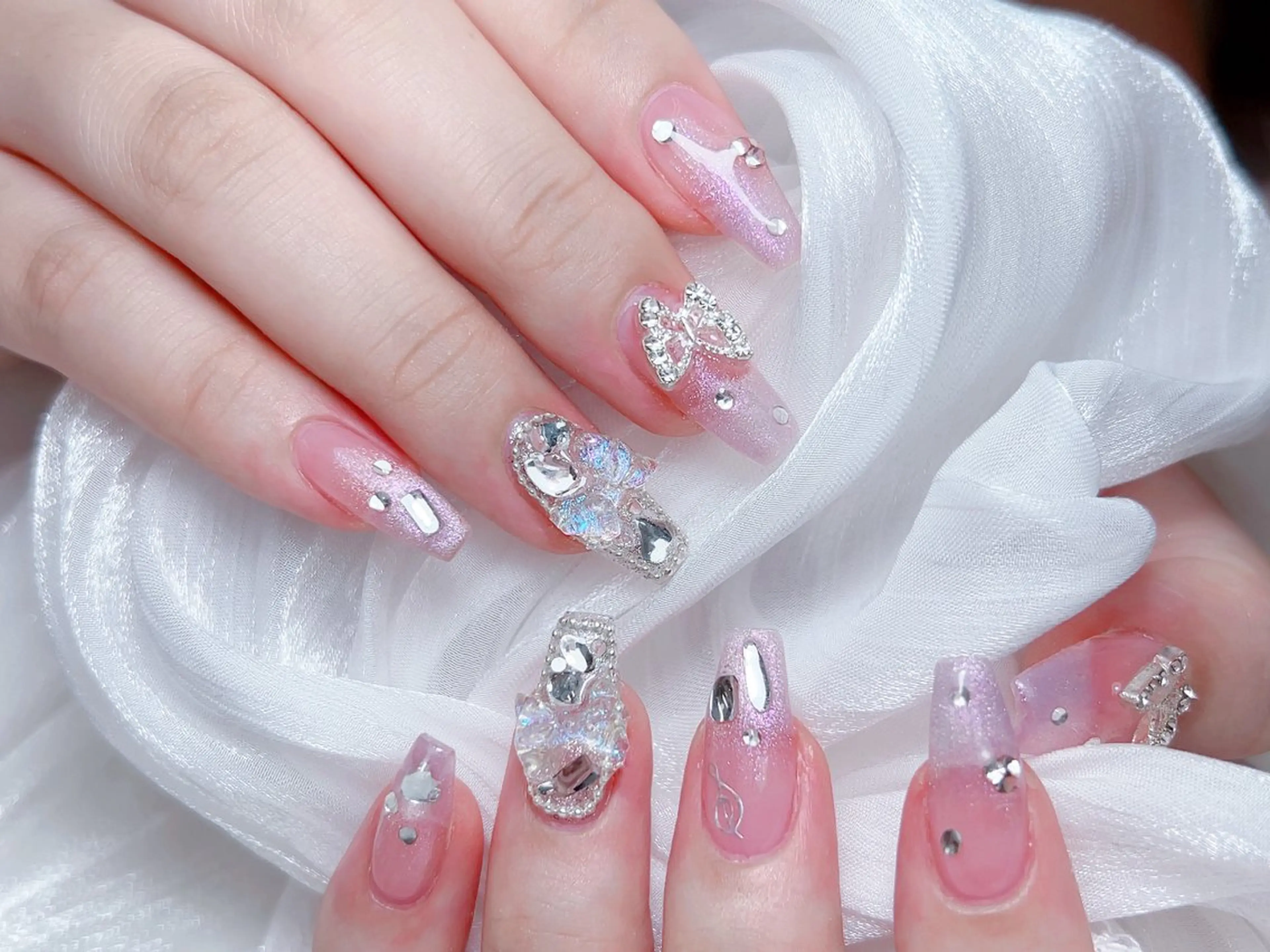 ネイル ハンドネイル M🌷nail 長さだし専門店のネイルデザイン