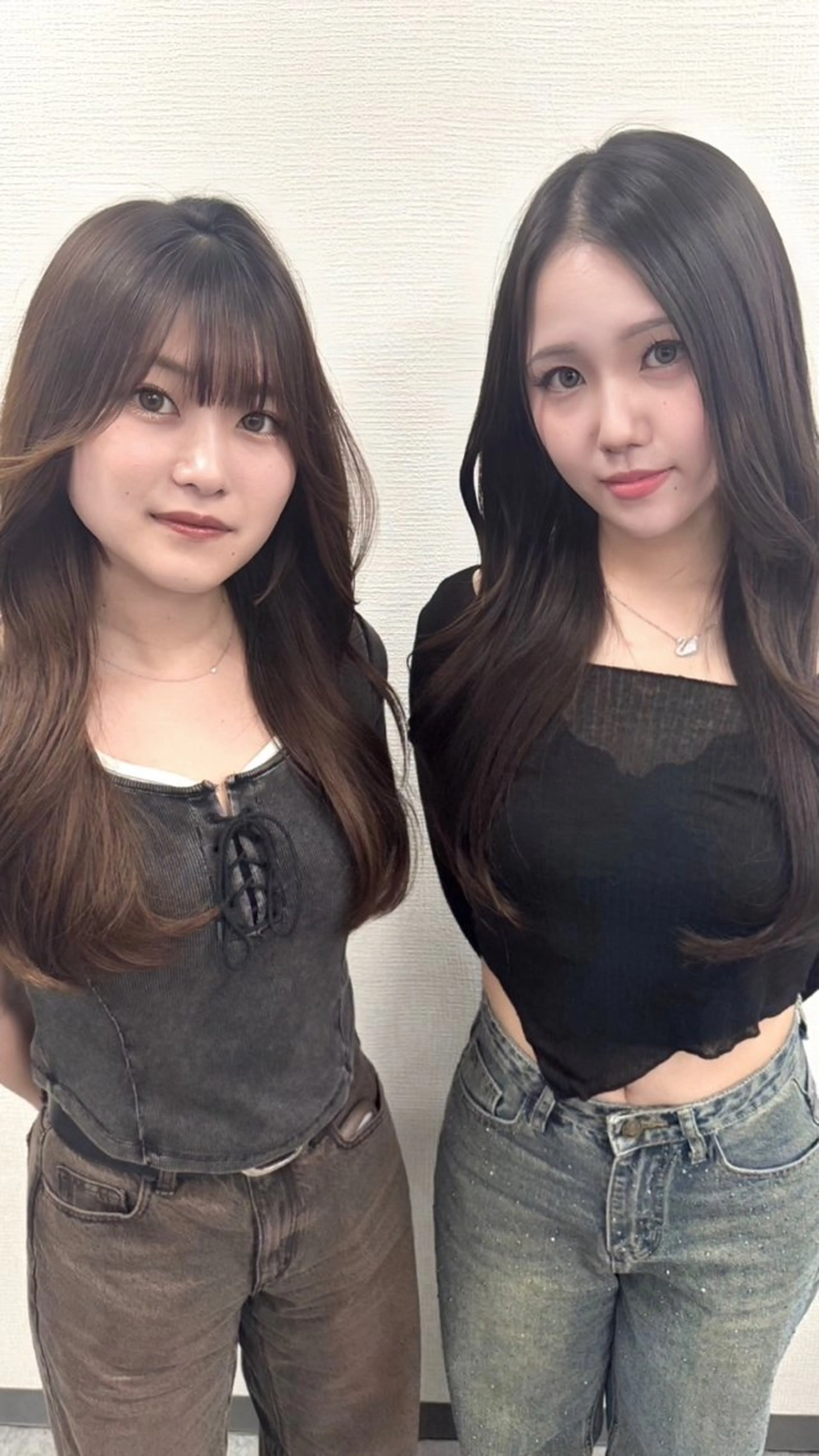 ロング カラー ヘアアレンジ ヘアカラー ヘッドスパ ヘアセット 韓国レイヤーカット /韓国トレンドカラーのヘアスタイル