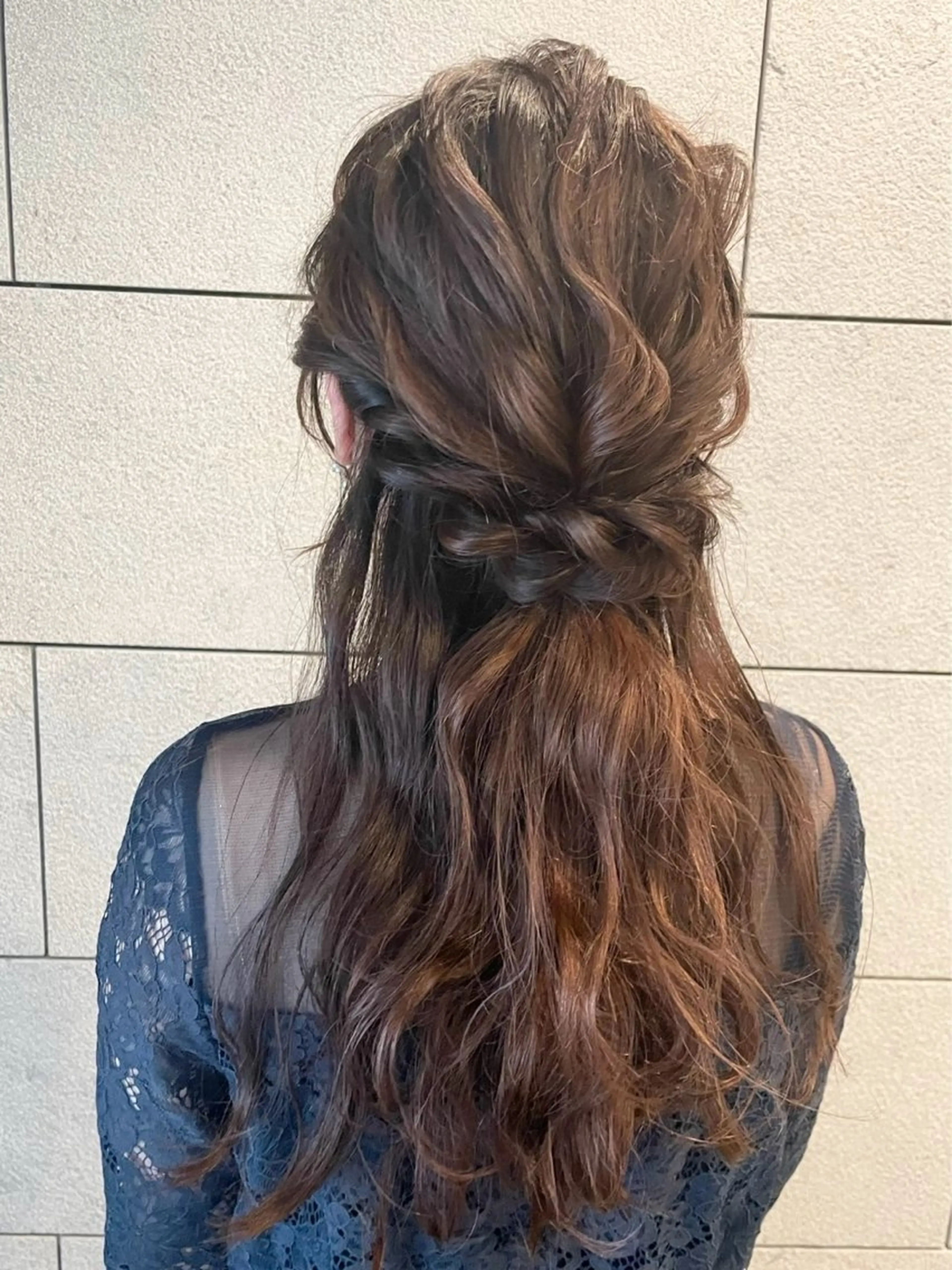 ヘアアレンジ ヘアセット くすみベージュカラー 🪻HARUKAのヘアスタイル